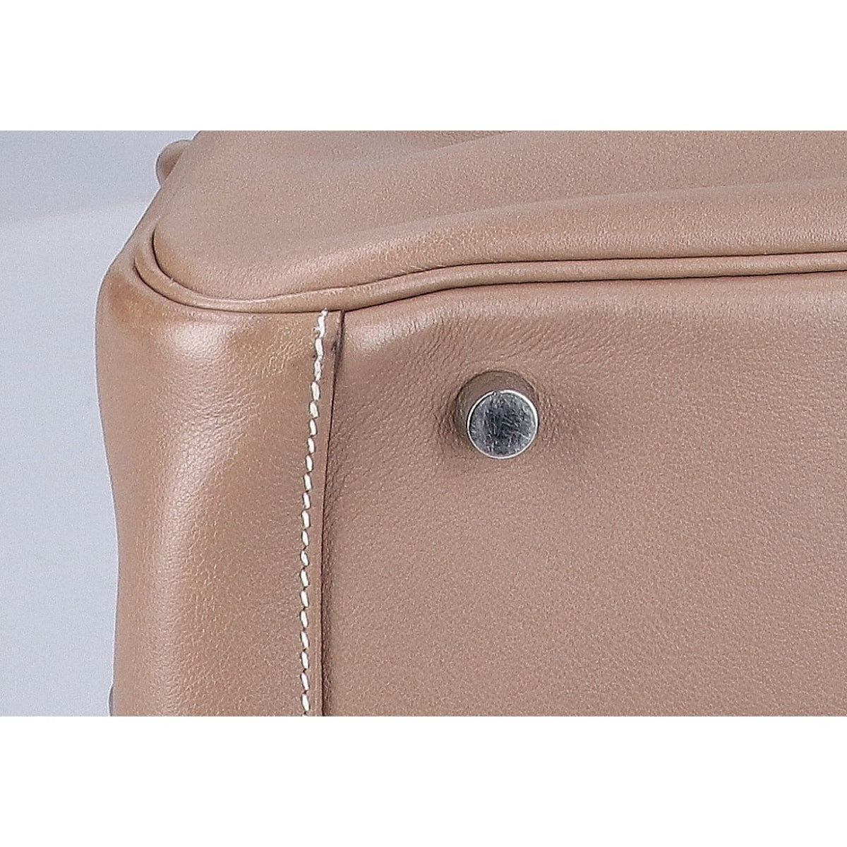 Hermes Etoupe Gray Swift Leather Shoulder Bag (Pre-Owned)
