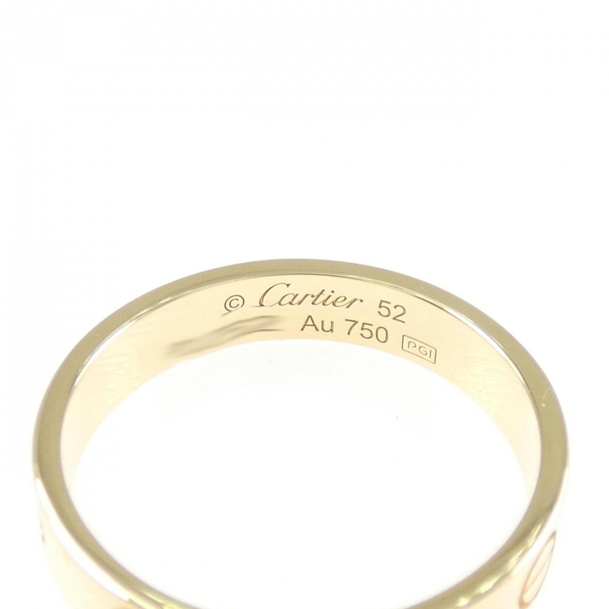 Cartier Love Yellow Gold (18K) Band Ring (Pre-Owned)