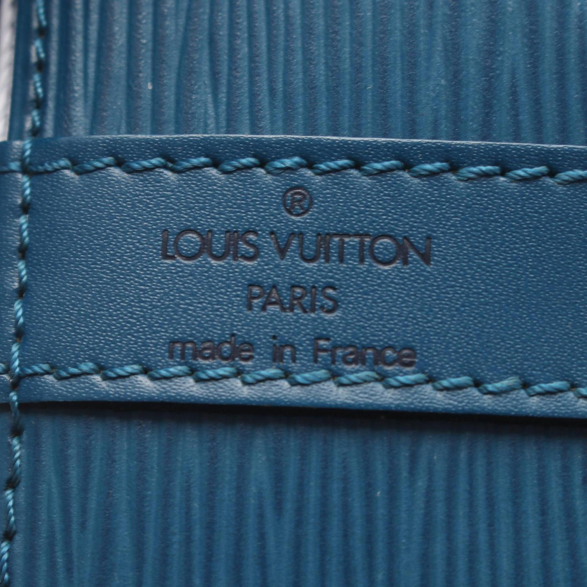 Louis Vuitton Blue Epi Leather Handbag Shoulder Bag (Pre-Owned)