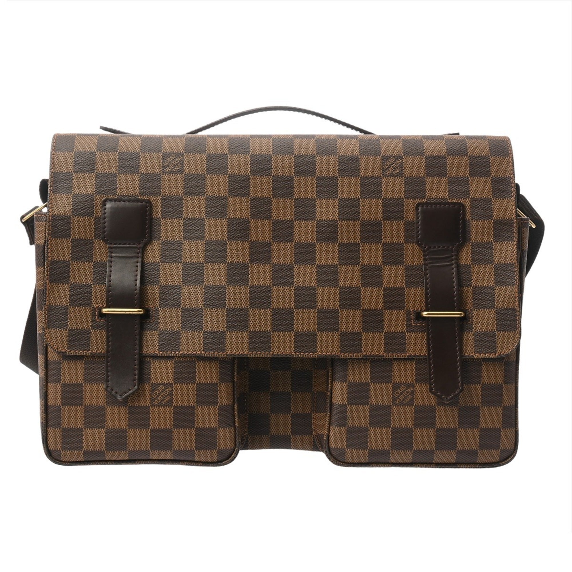 Louis Vuitton Brown Damier Canvas Shoulder Bag (Pre-Owned)
