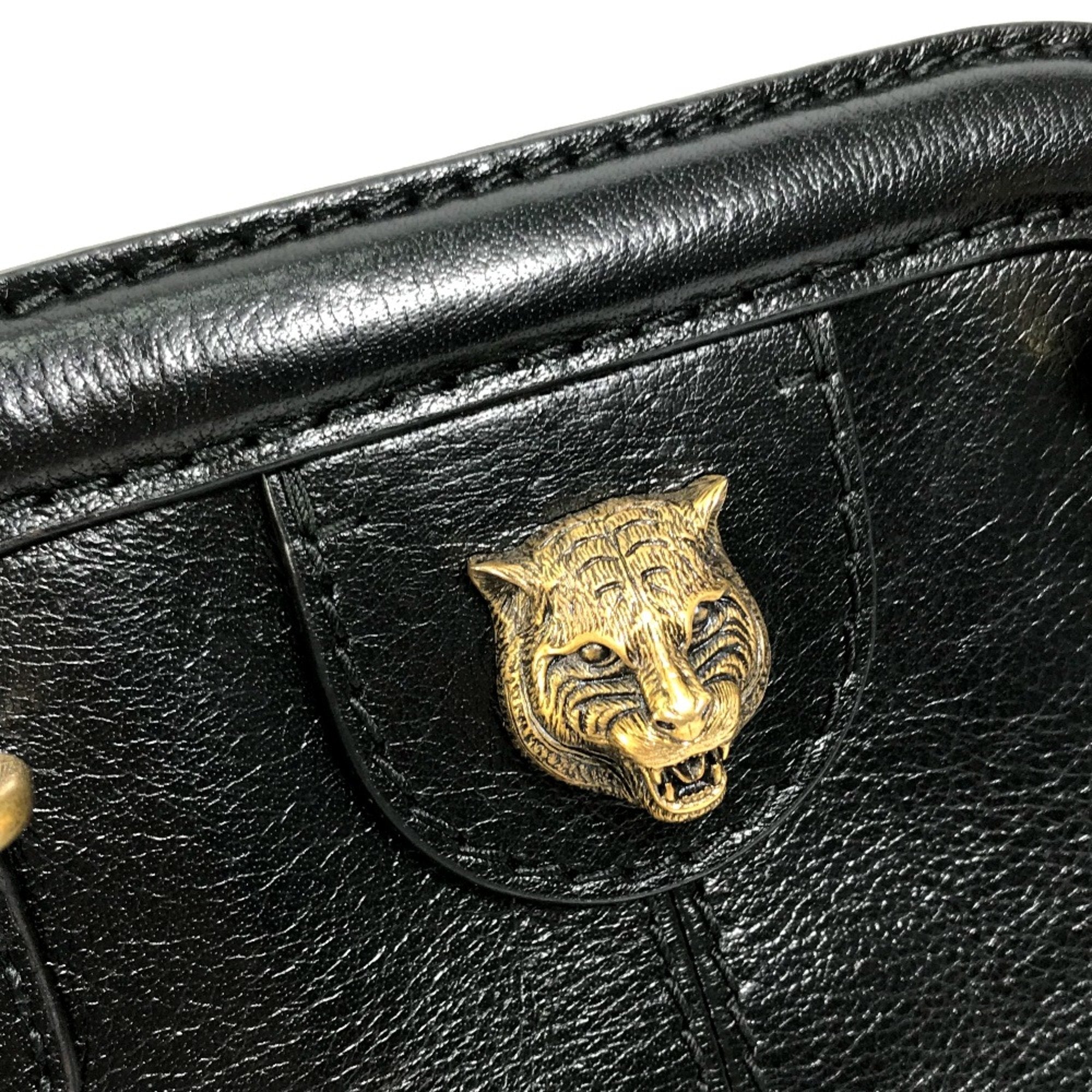 Gucci Black Leather Shoulder Bag (Pre-Owned)