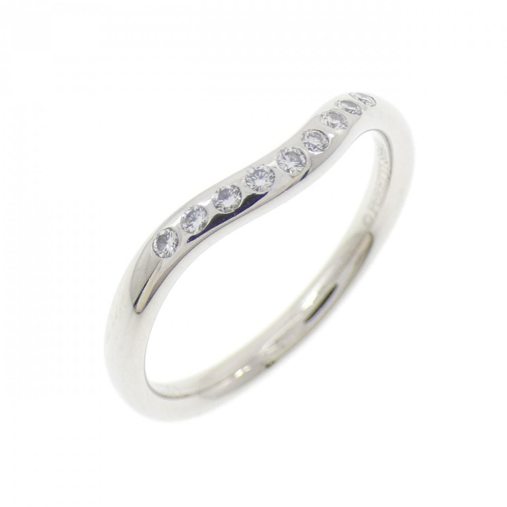 Tiffany Silver Platinum 950 Band Ring (Pre-Owned)