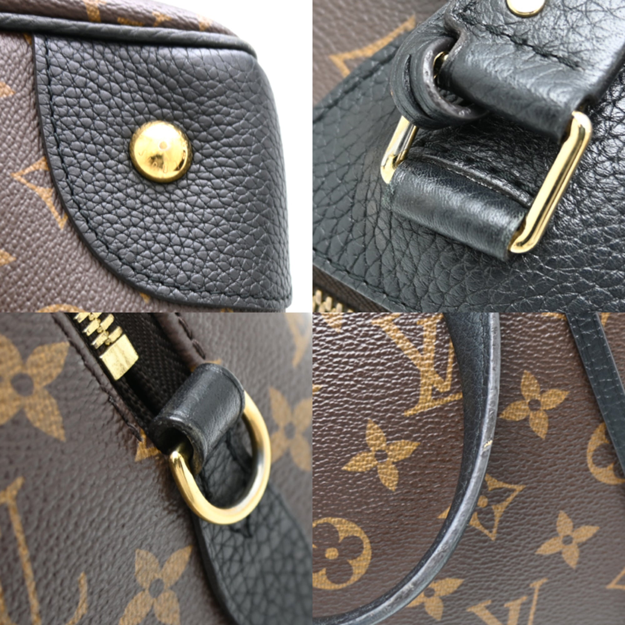 Louis Vuitton Black Brown Noir Monogram Handbag (Pre-Owned)
