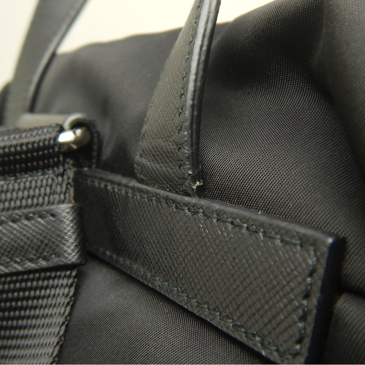Prada Nero Nylon Backpack (Pre-Owned)