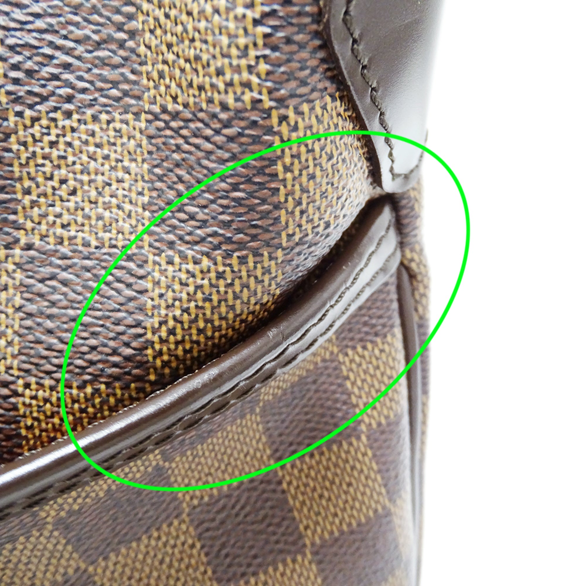 Louis Vuitton Brown Damier Canvas Handbag Shoulder Bag (Pre-Owned)