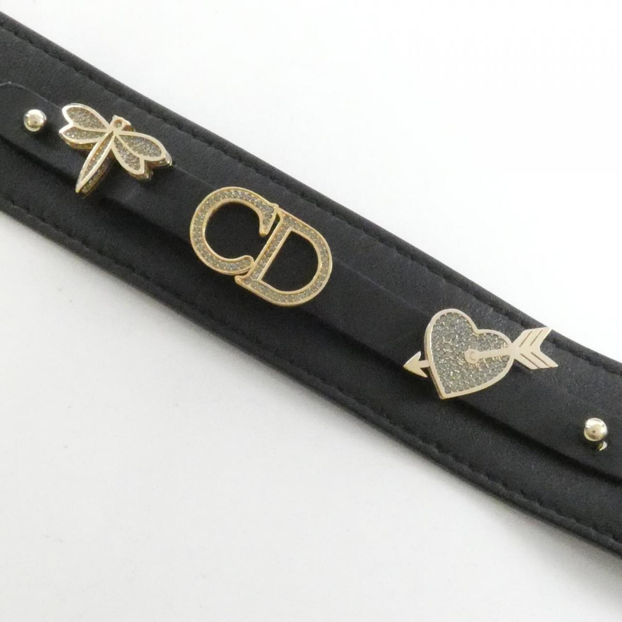 Christian Dior Black Leather Handbag (Pre-Owned)