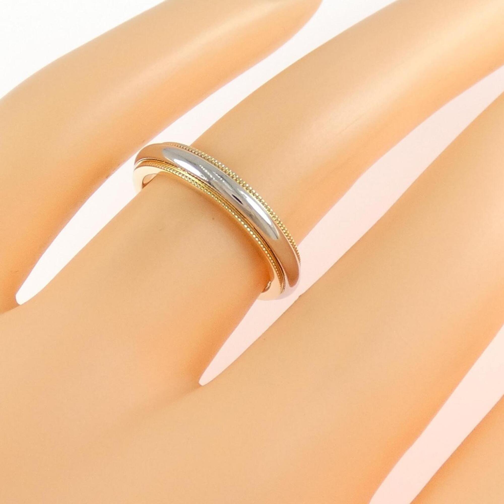 Tiffany Yellow Gold (18K) Platinum 950 Band Ring (Pre-Owned)