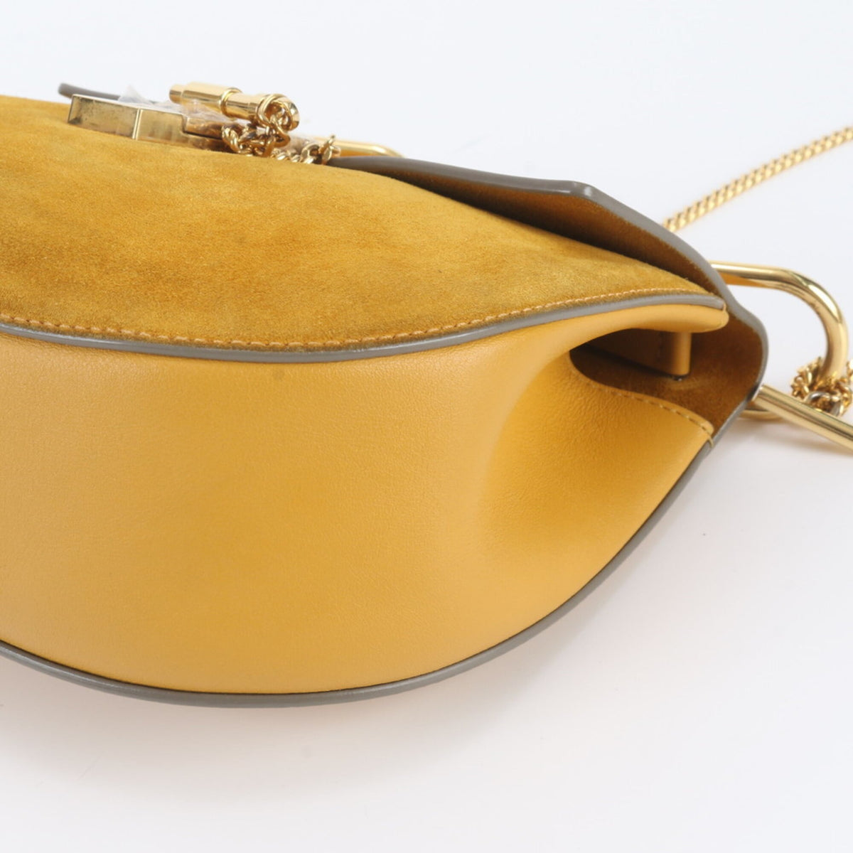 Chloé Yellow Leather Crossbody Bag Handbag Shoulder Bag Tote Bag (Pre-Owned)