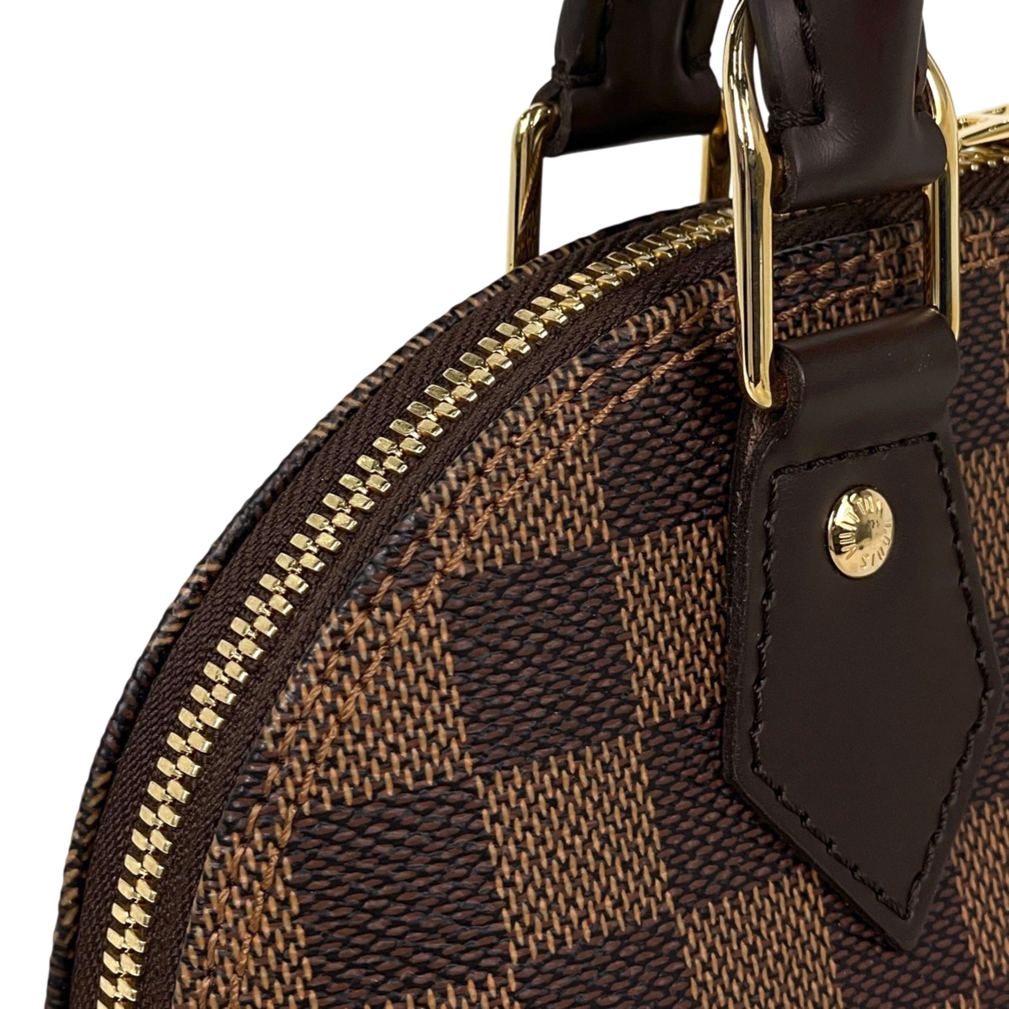Louis Vuitton Brown Damier Canvas Handbag Shoulder Bag (Pre-Owned)