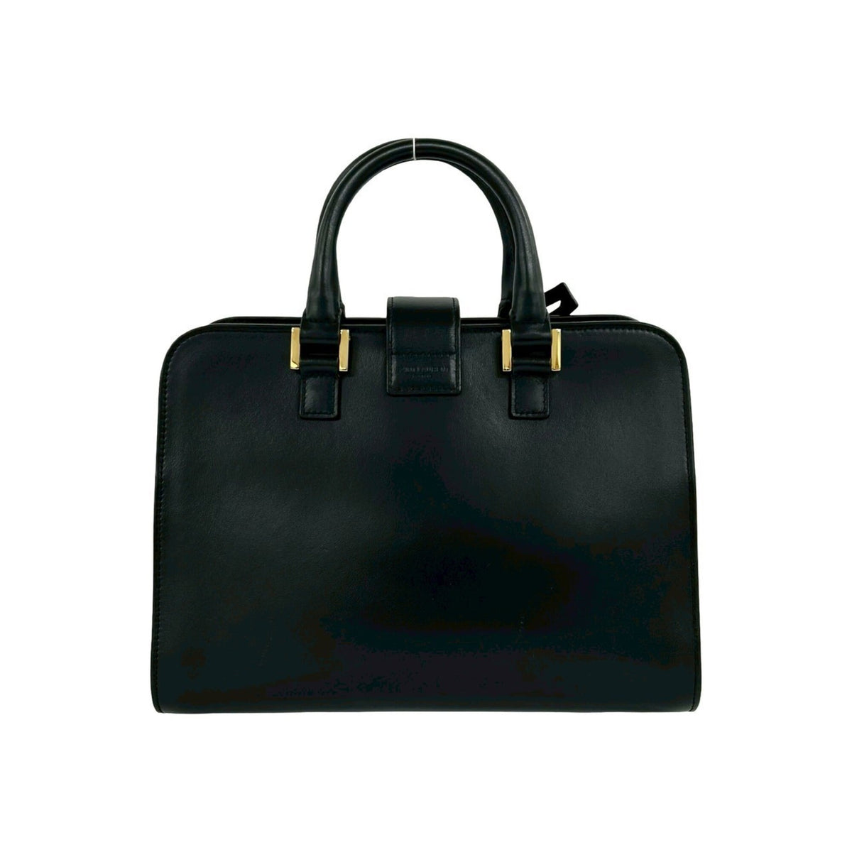 Yves Saint Laurent Black Leather Handbag Shoulder Bag (Pre-Owned)