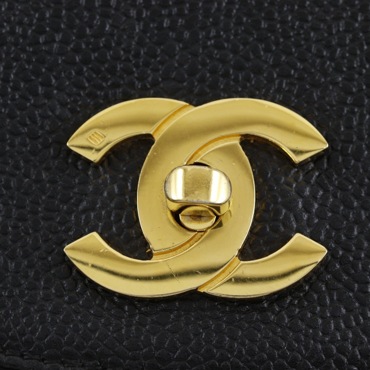 Chanel Black Grained Calfskin Backpack (Pre-Owned)
