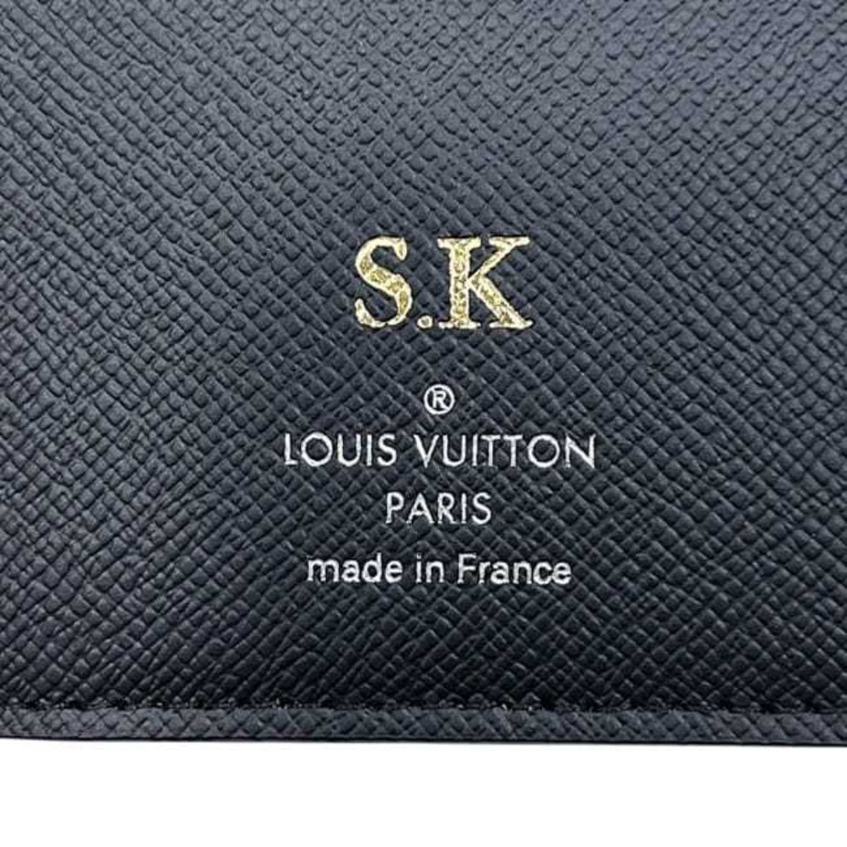 Louis Vuitton Black Monogram Eclipse Monogram Eclipse Long Wallet (Bi-Fold) (Pre-Owned)