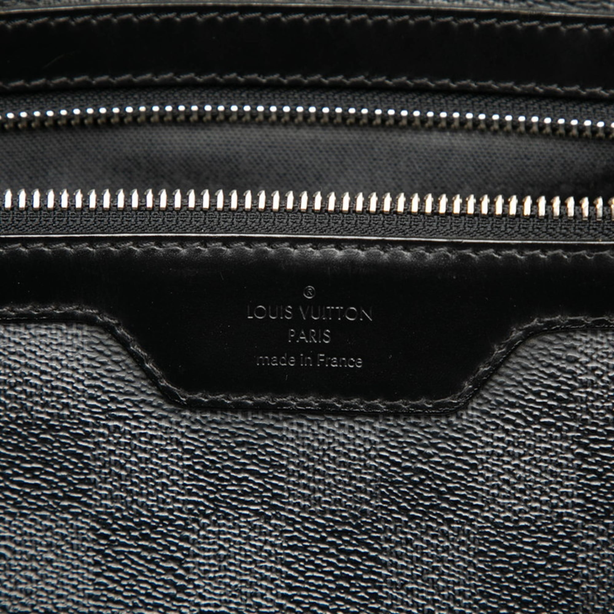 Louis Vuitton Black Pvc Leather Shoulder Bag (Pre-Owned)