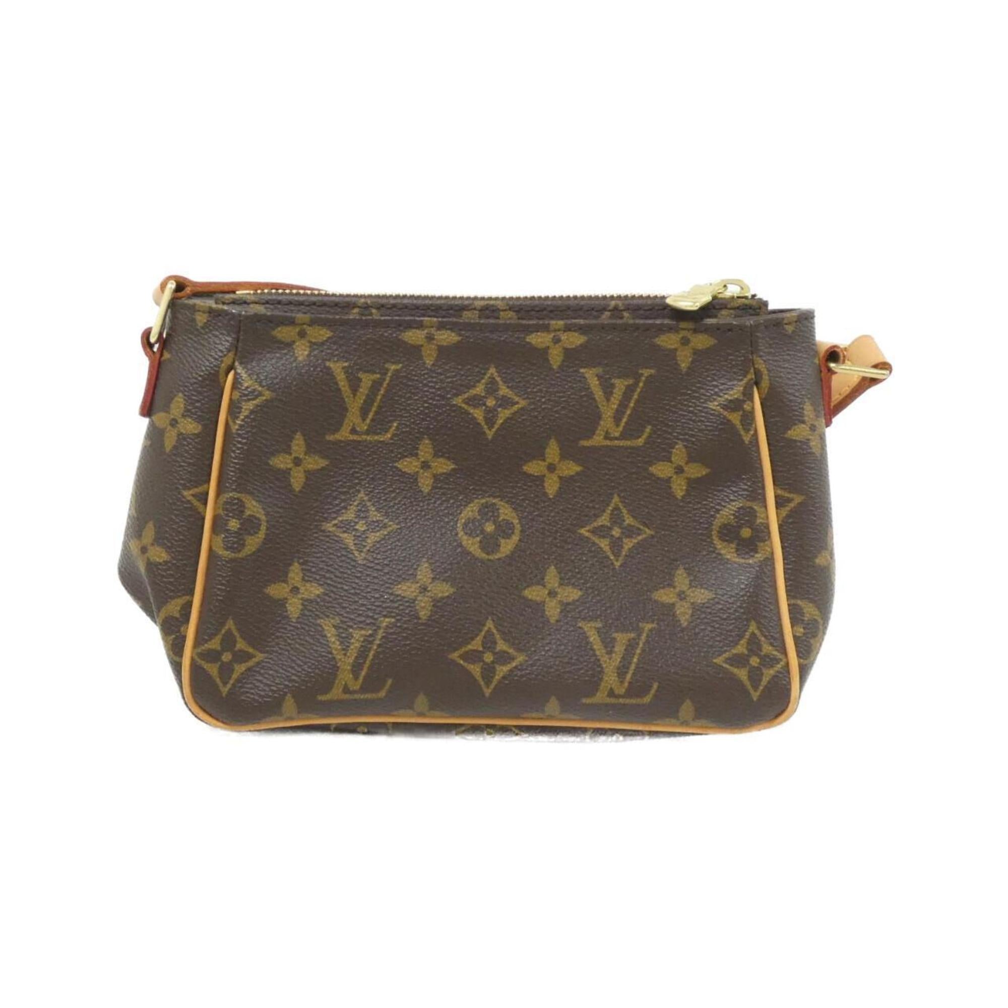 Louis Vuitton Brown Coated Canvas Shoulder Bag (Pre-Owned)