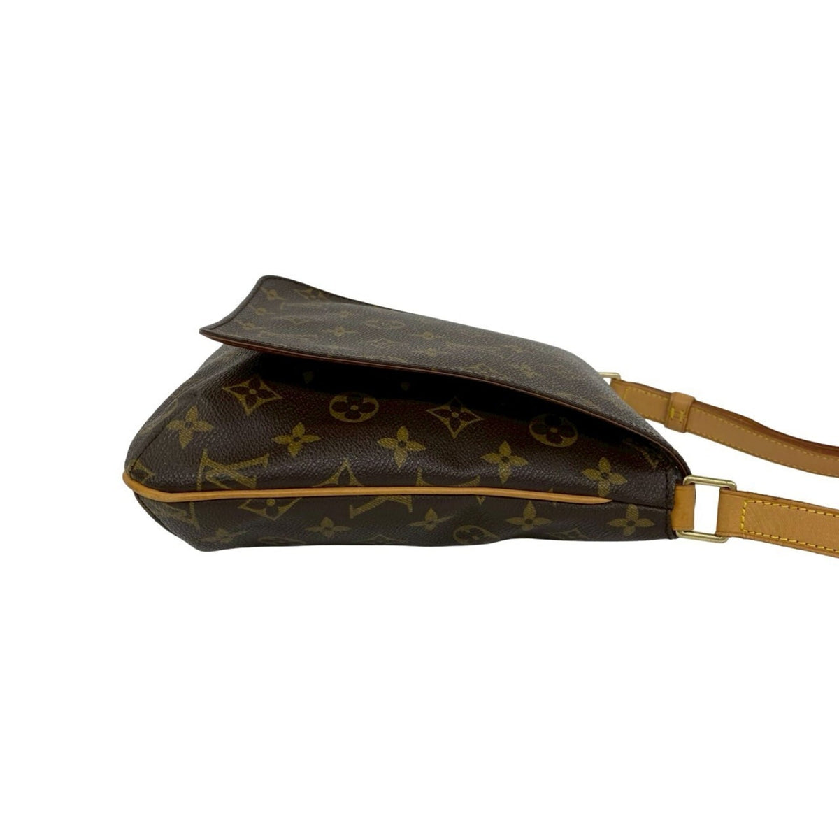 Louis Vuitton Brown Leather Pvc Pochette Shoulder Bag (Pre-Owned)