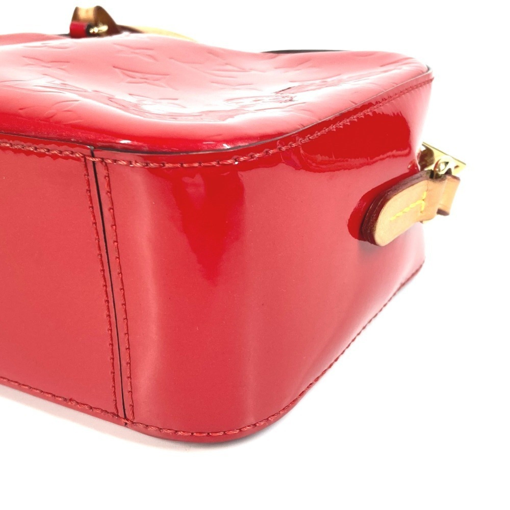 Louis Vuitton Monogram Vernis Cerise Red Color Monogram Vernis Handbag Shoulder Bag (Pre-Owned)