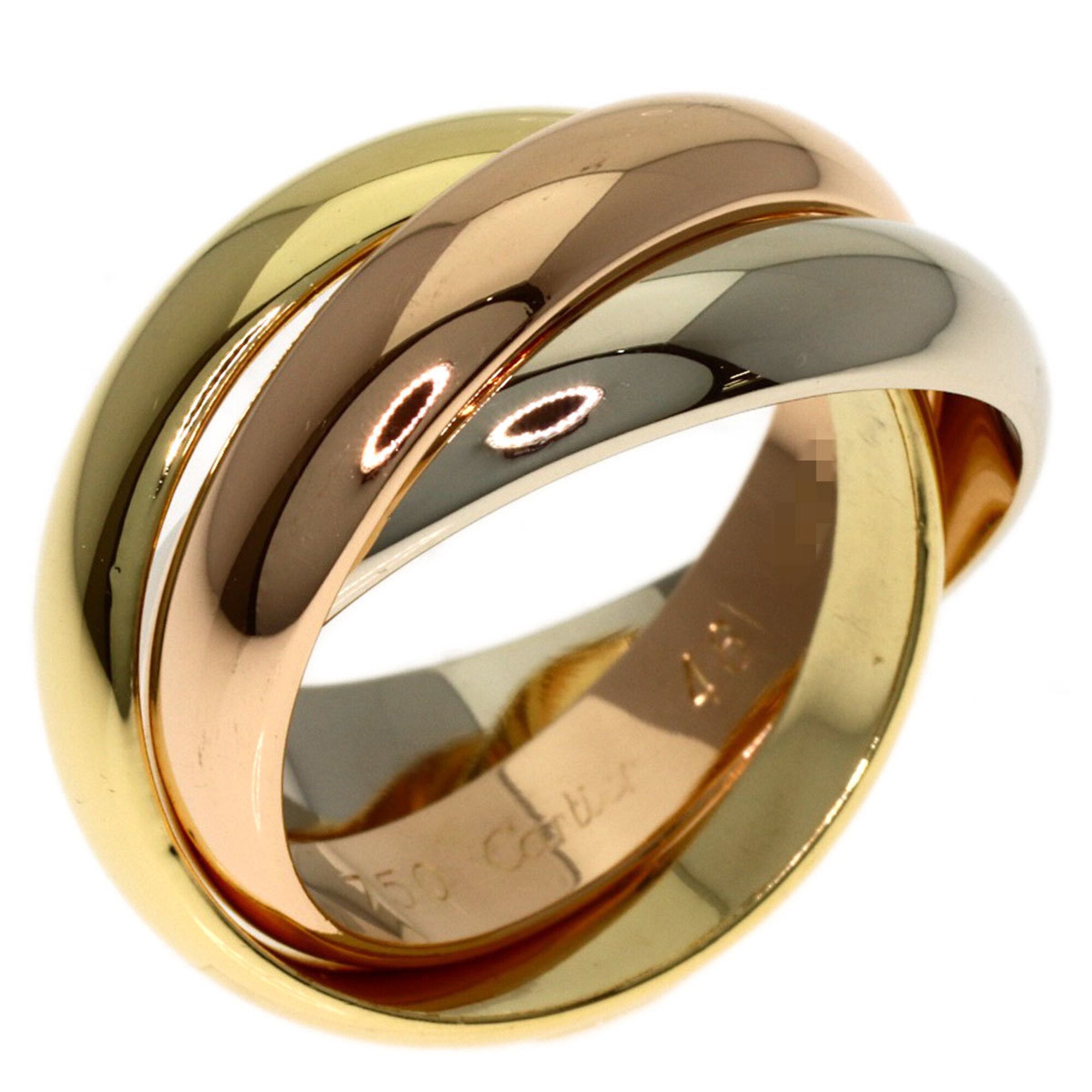 Cartier Yellow Gold (18K) Pink Gold (18K) White Gold (18K) Band Ring (Pre-Owned)