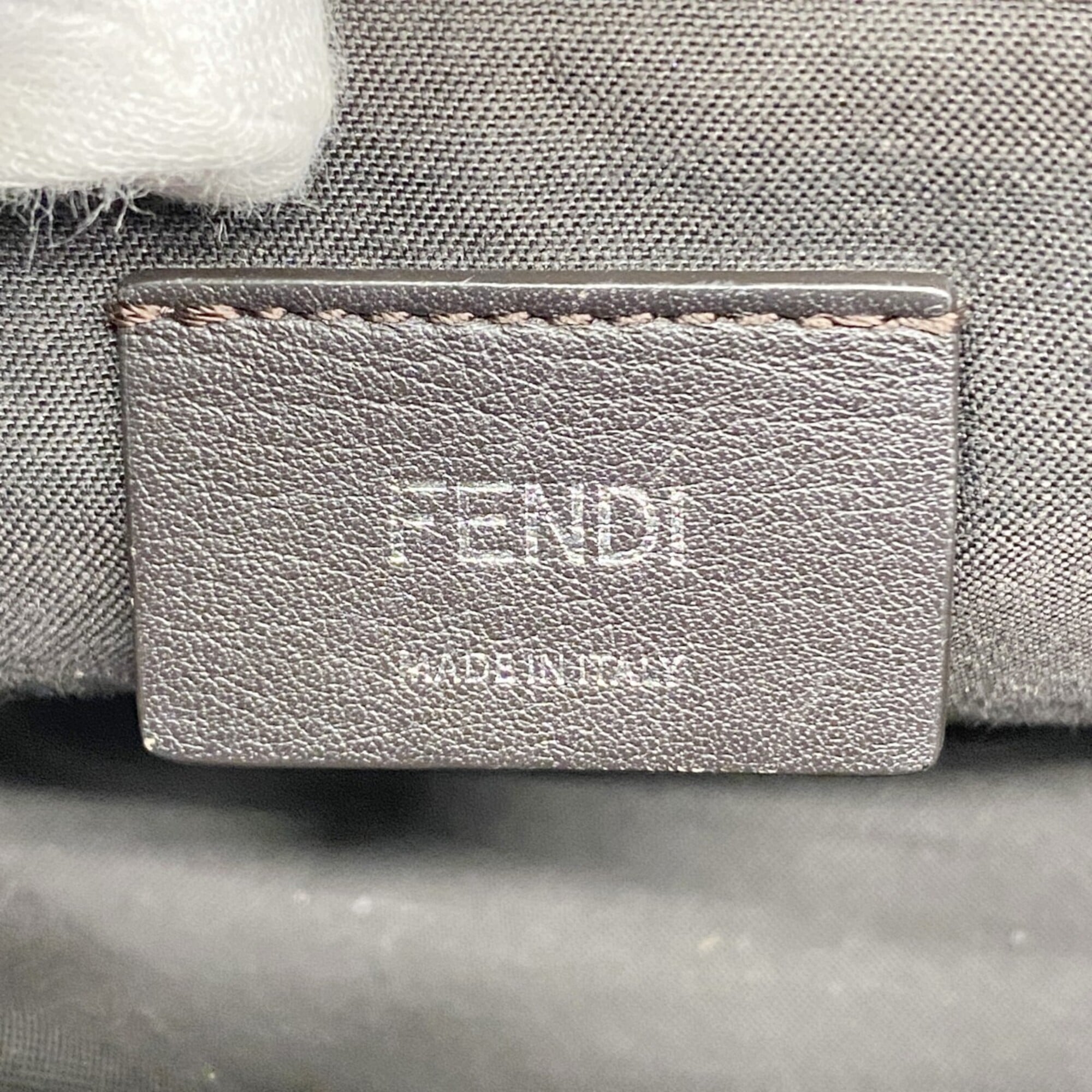 Fendi Light Brown Leather Handbag (Pre-Owned)