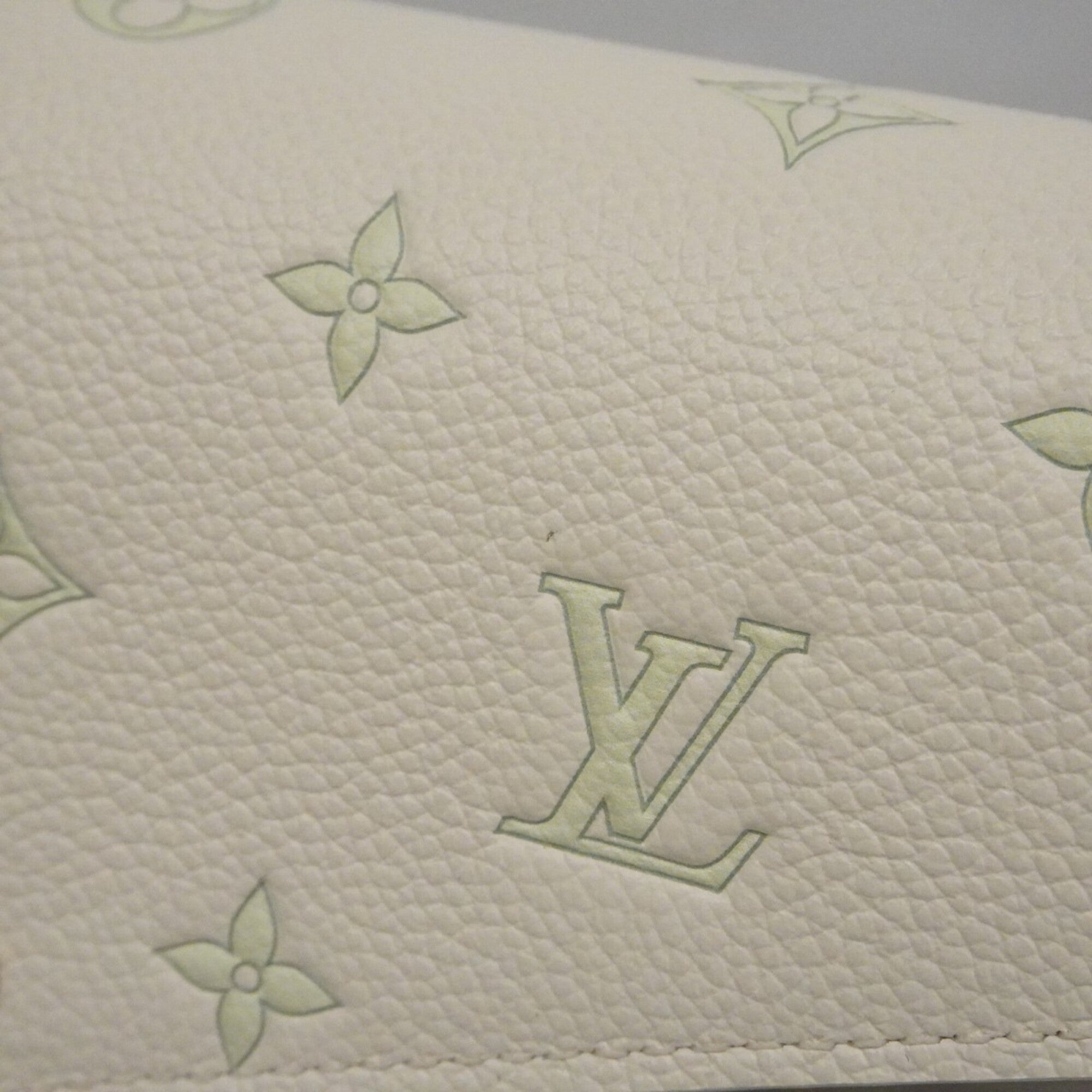 Louis Vuitton Green Long Wallet (Bi-Fold) (Pre-Owned)