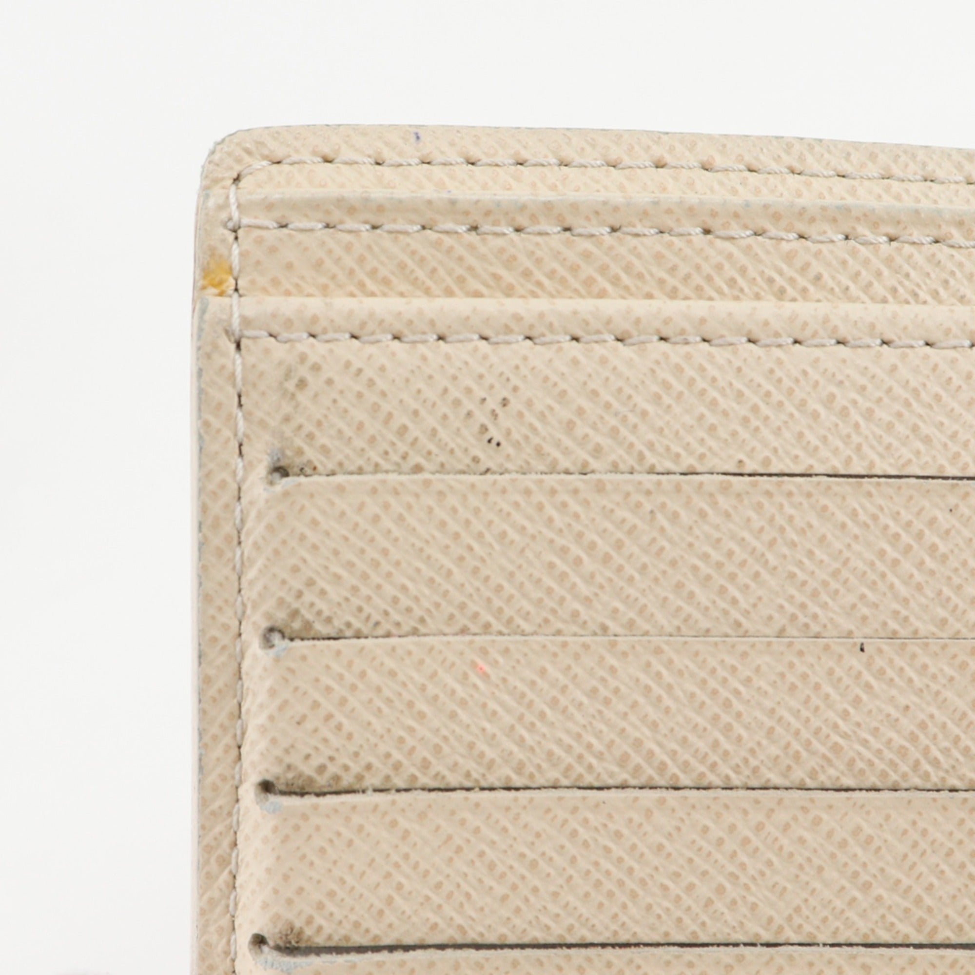 Louis Vuitton Damier Azur White Damier Azur Wallet (Bi-Fold) (Pre-Owned)