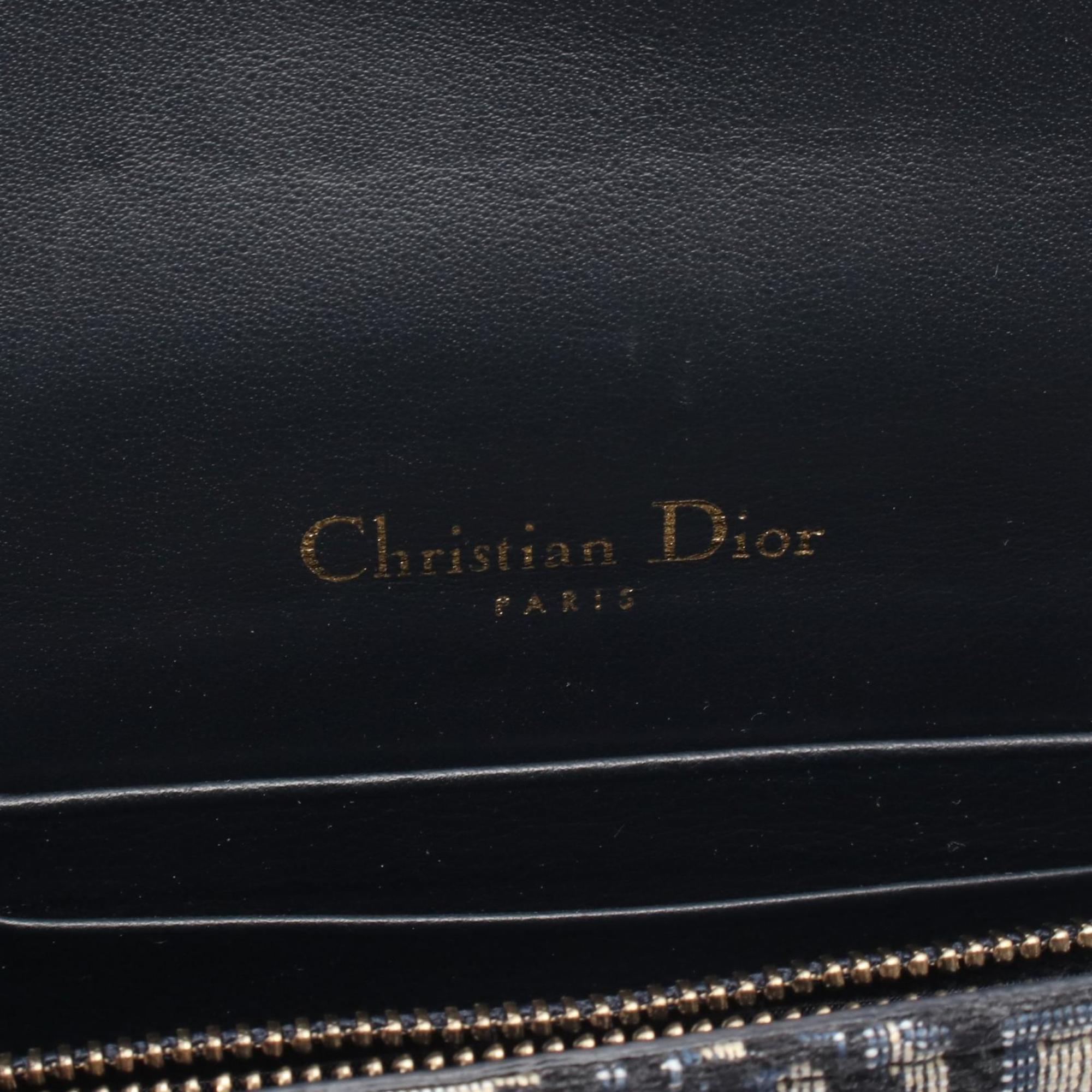 Christian Dior Beige Navy Canvas Fanny Pack (Pre-Owned)