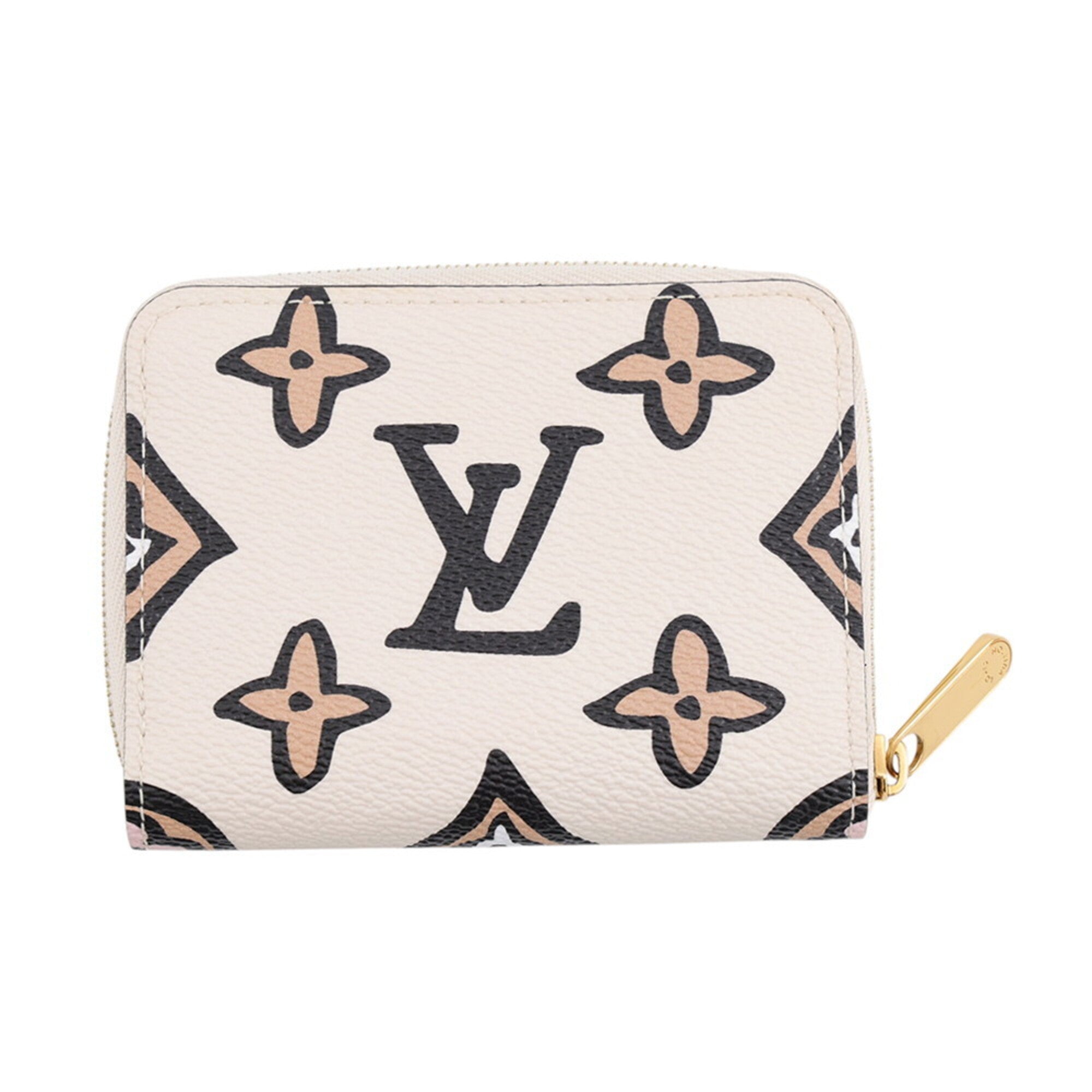 Louis Vuitton Monogram Cream Monogram Coin Purse/Coin Case (Pre-Owned)