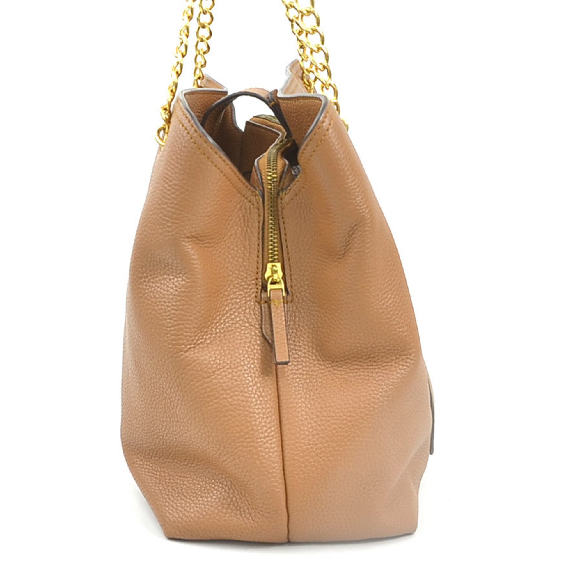 Tory Burch Brown Leather Shoulder Bag (Pre-Owned)