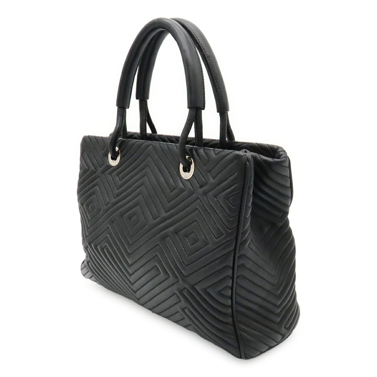 Bally Black Leather Handbag (Pre-Owned)