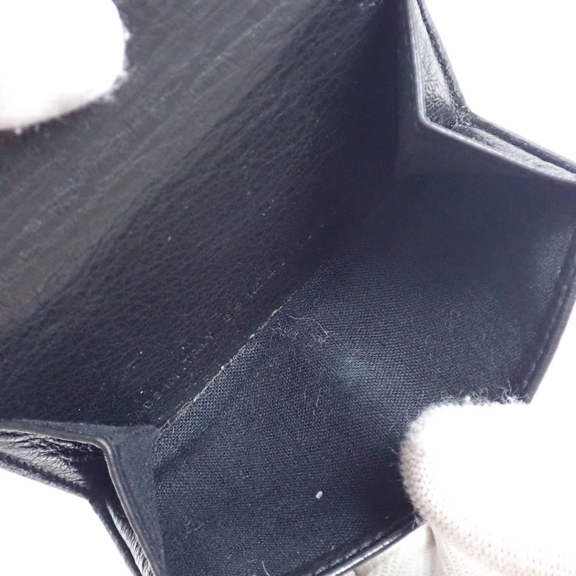 Balenciaga Black Leather Wallet (Tri-Fold) (Pre-Owned)