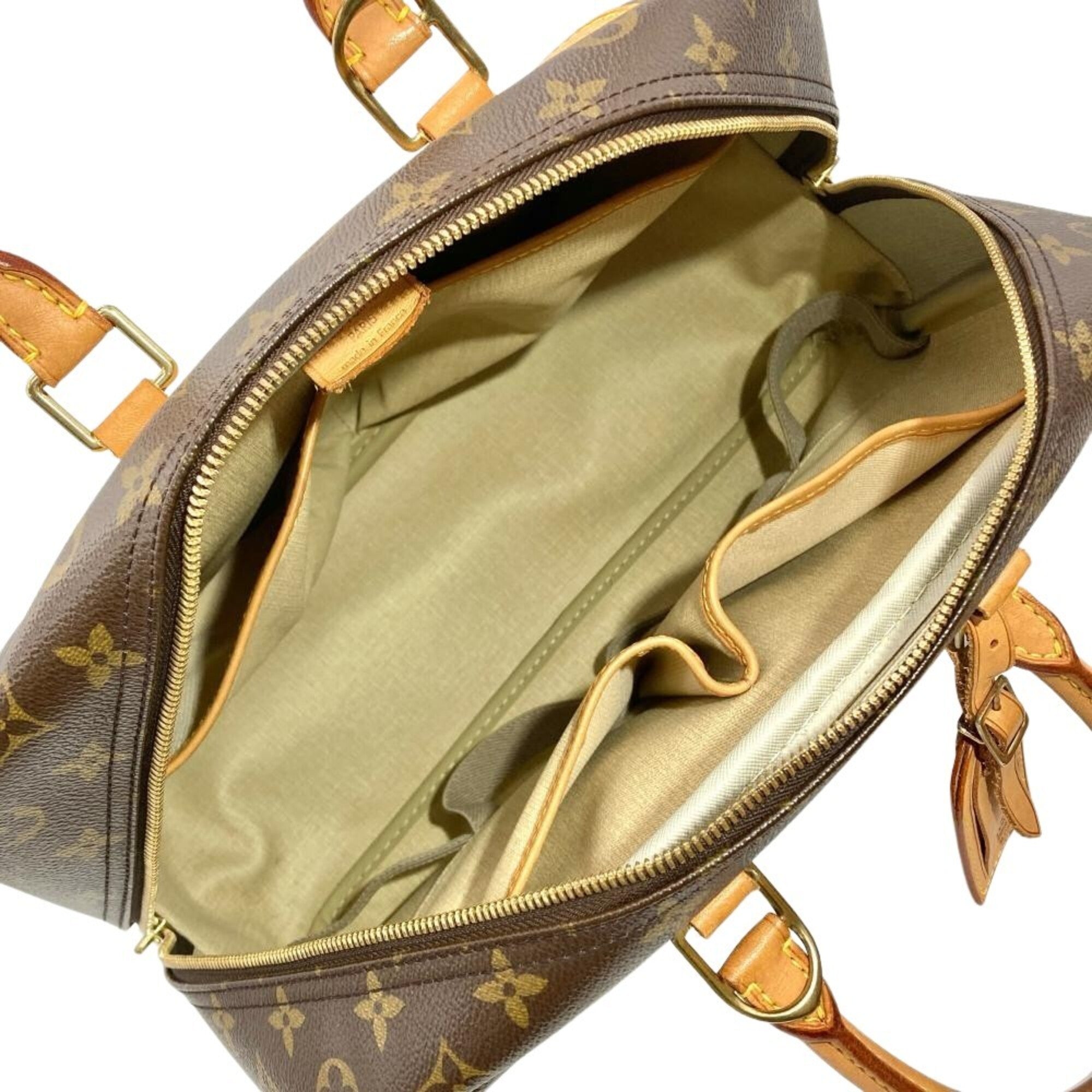Louis Vuitton Brown Monogram Canvas Handbag (Pre-Owned)