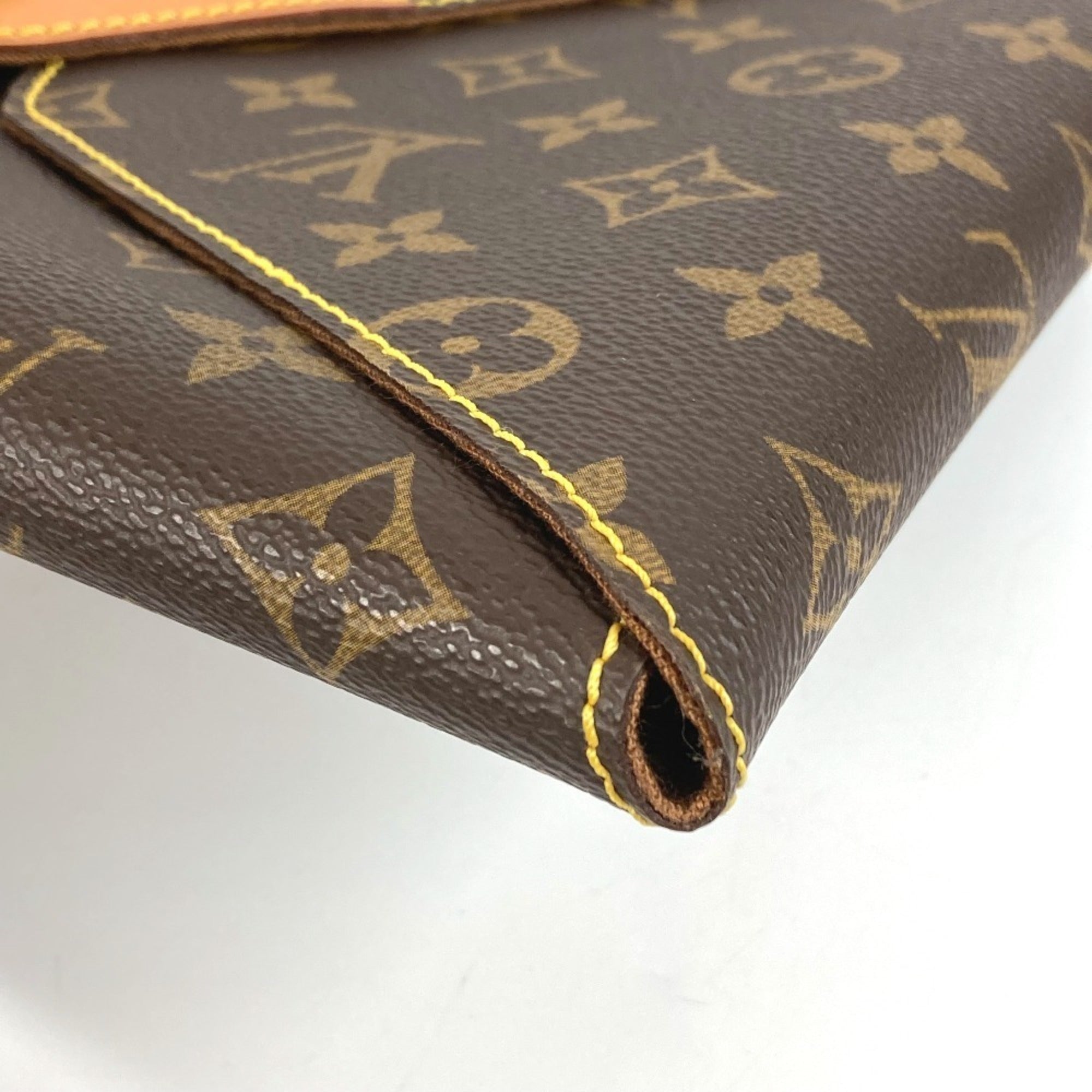 Louis Vuitton Monogram Brown Monogram Clutch Bag (Pre-Owned)