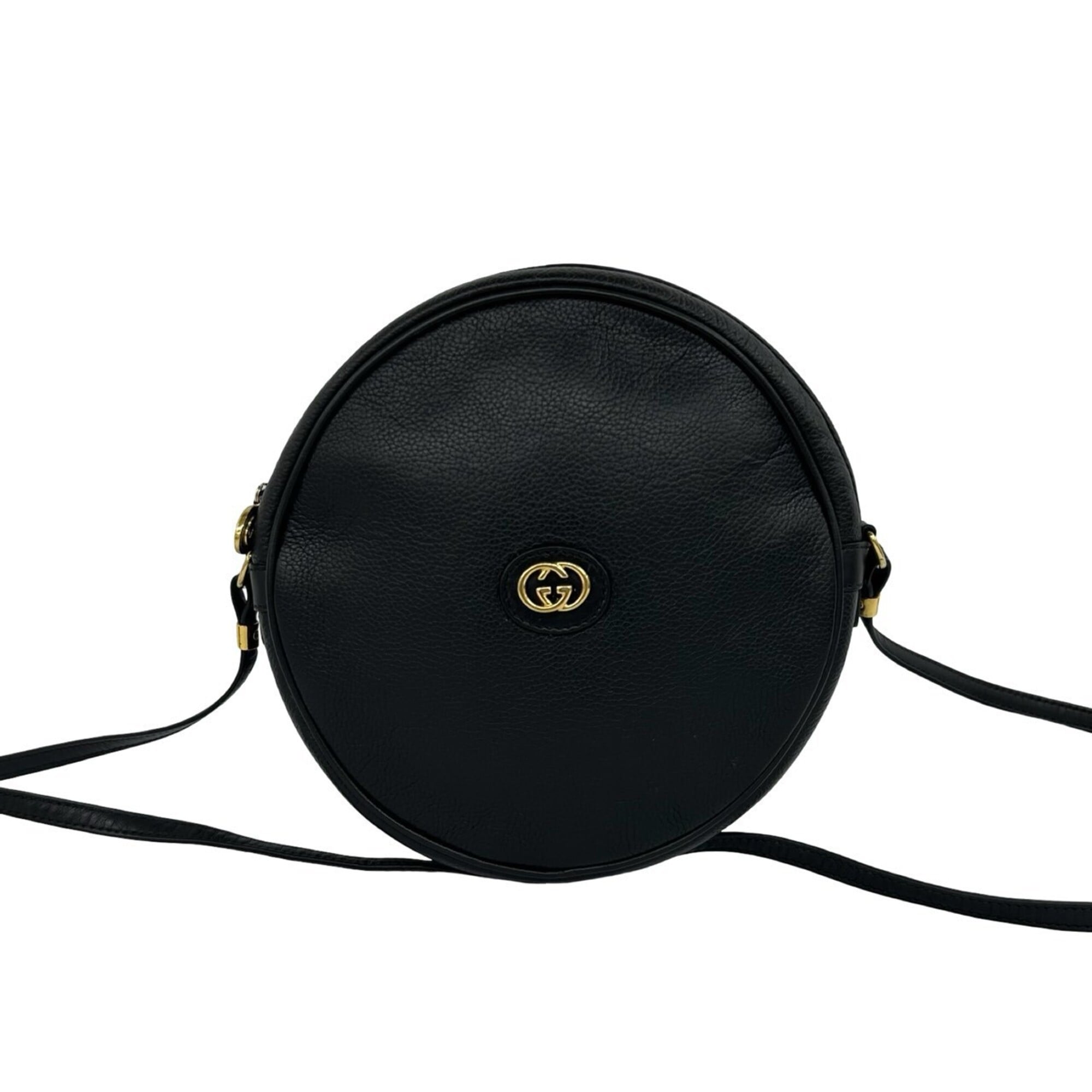 Gucci Black Leather Shoulder Bag (Pre-Owned)