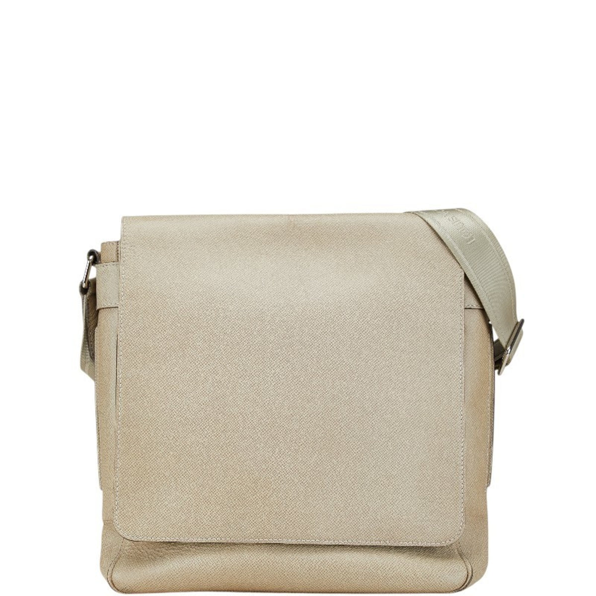 Louis Vuitton Taiga Beige Polaire Taiga Leather Shoulder Bag (Pre-Owned)