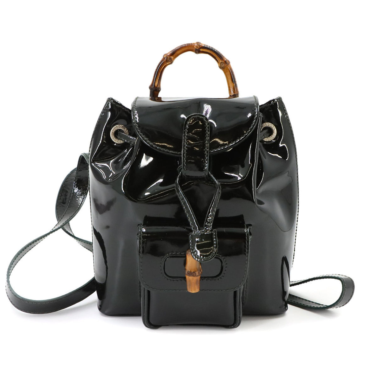 Gucci Black Leather Backpack (Pre-Owned)