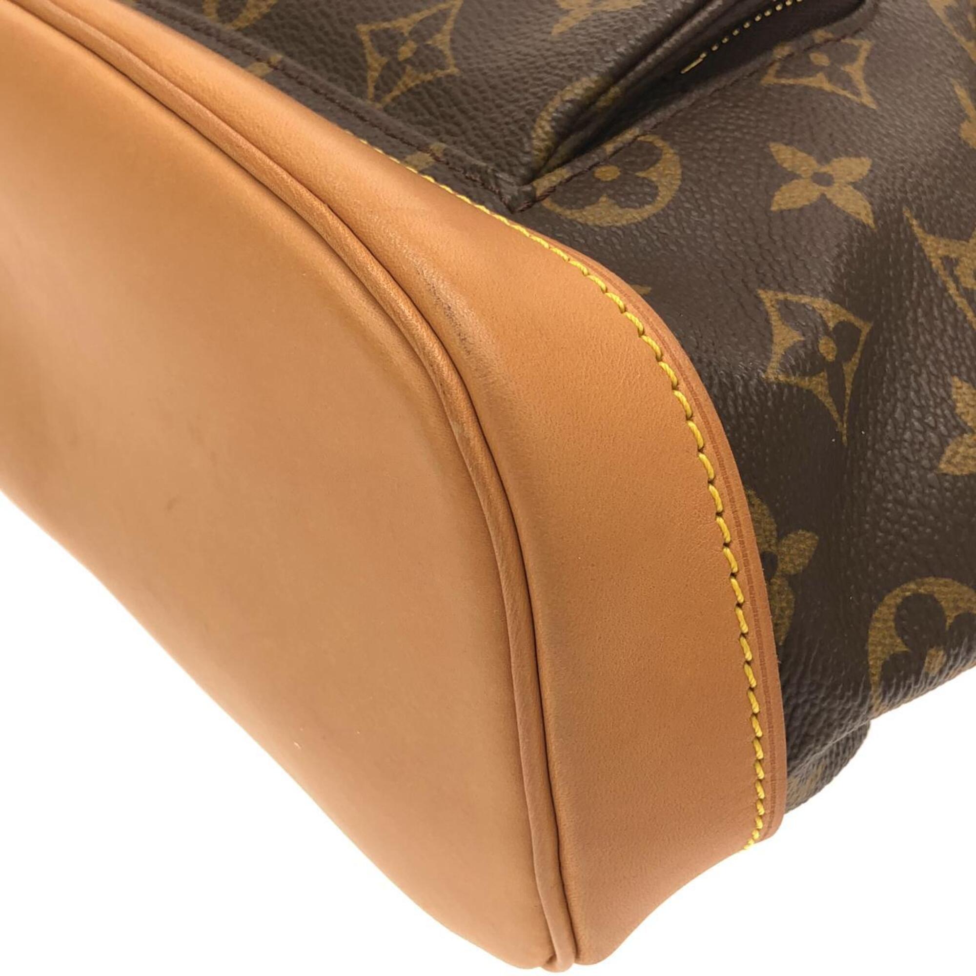 Louis Vuitton Brown Coated Canvas Backpack (Pre-Owned)