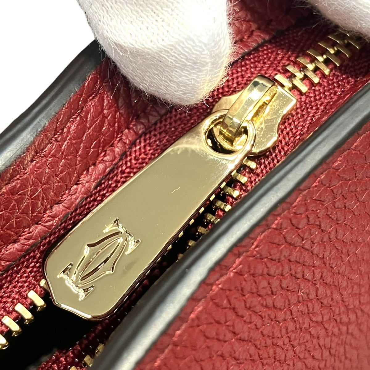 Cartier Leather Handbag (Pre-Owned)