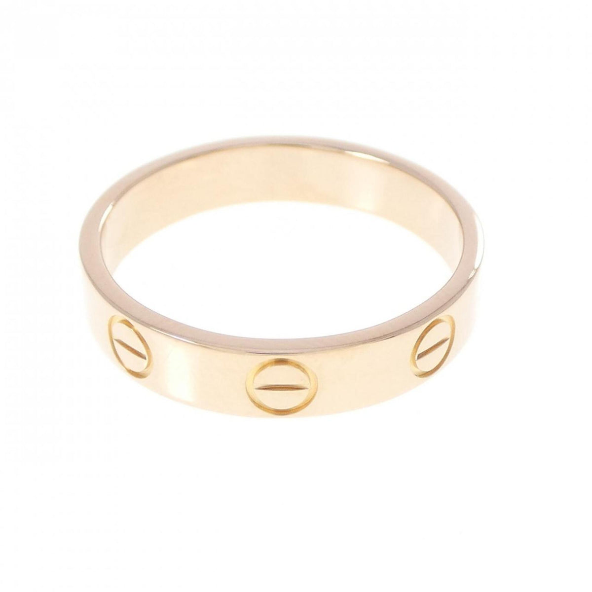 Cartier Love Pink Gold (18K) Band Ring (Pre-Owned)