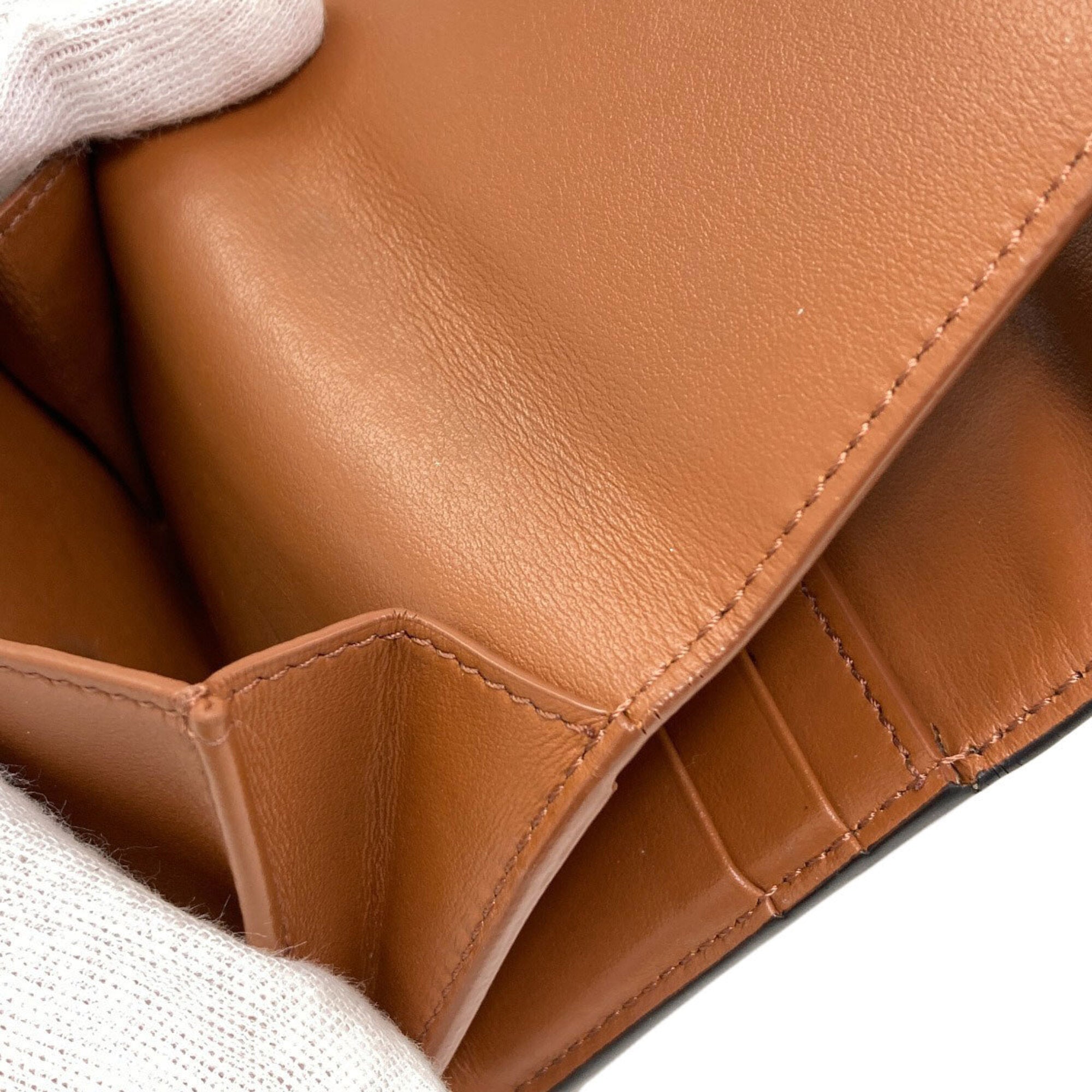 Celine Brown Pvc Wallet (Tri-Fold) (Pre-Owned)