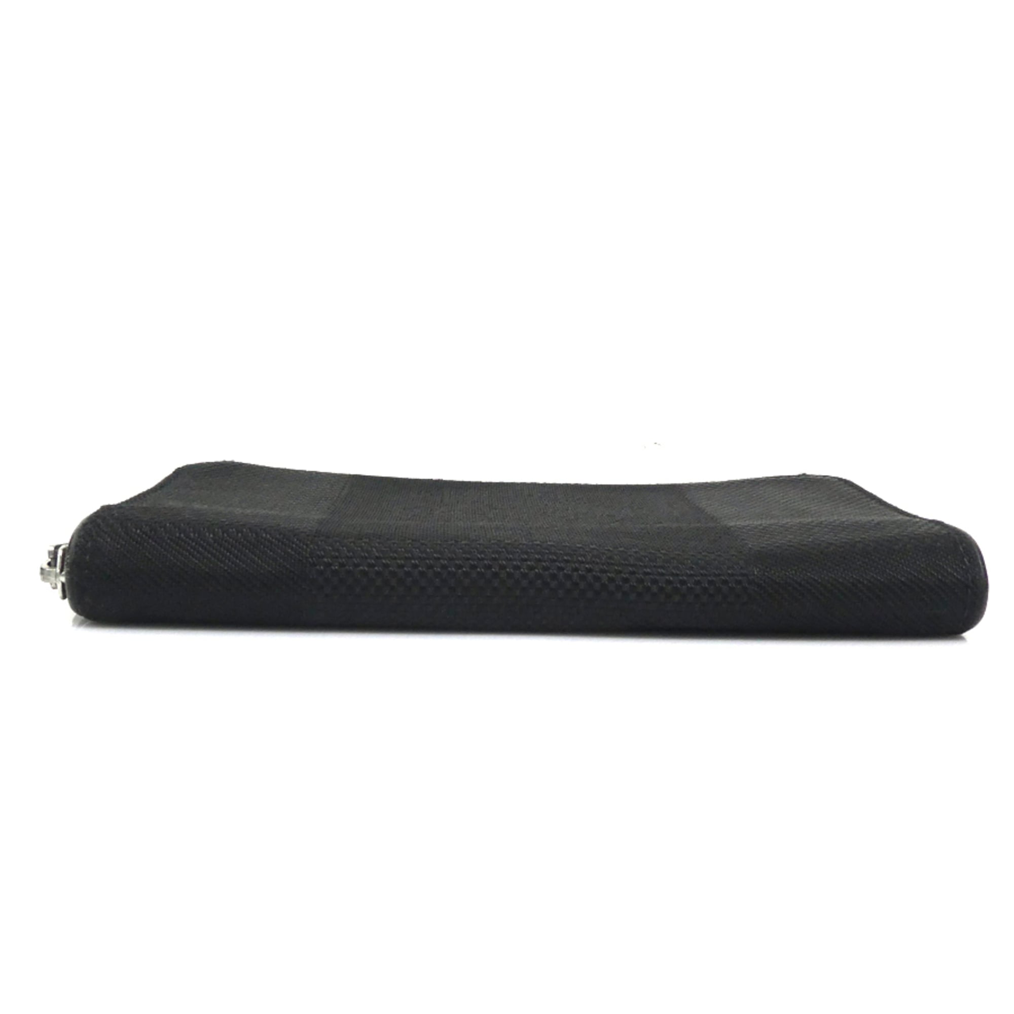 Louis Vuitton Noir Canvas Long Wallet (Bi-Fold) (Pre-Owned)
