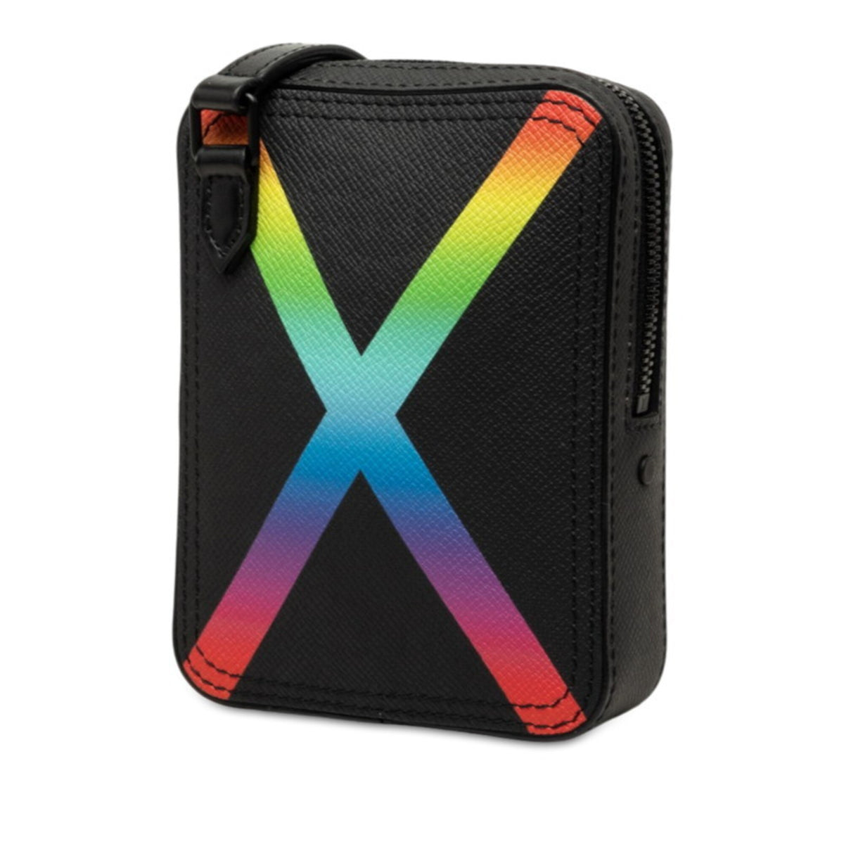 Louis Vuitton Black Multi-Color Leather Shoulder Bag (Pre-Owned)
