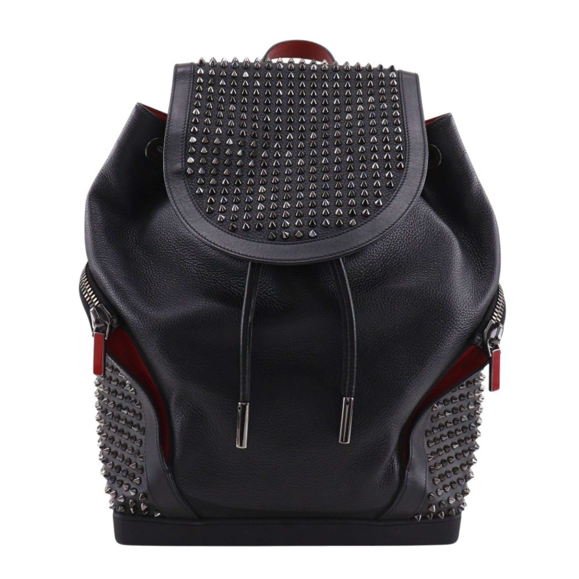 Christian Louboutin Black Leather Backpack (Pre-Owned)