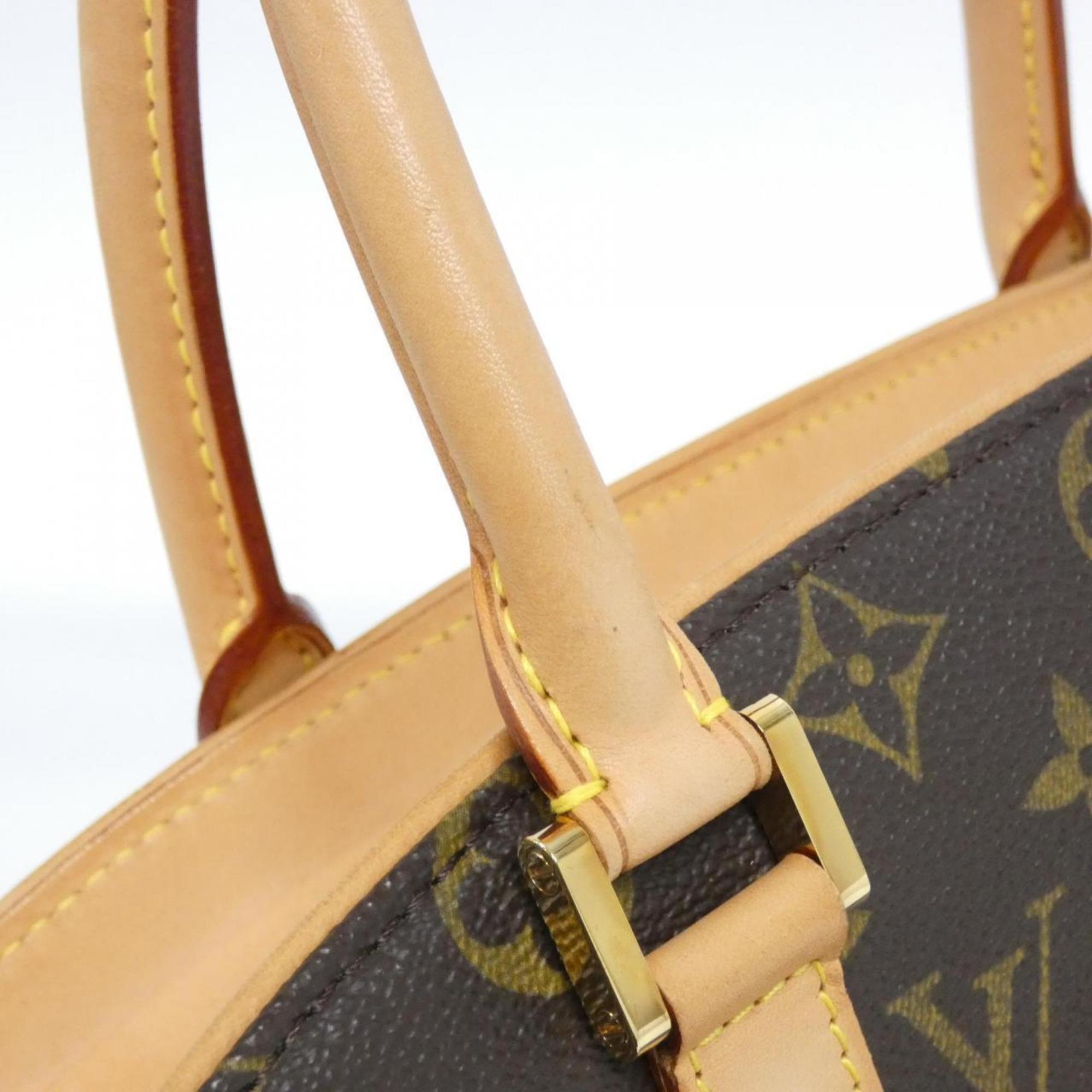 Louis Vuitton Marron Coated Canvas Handbag (Pre-Owned)