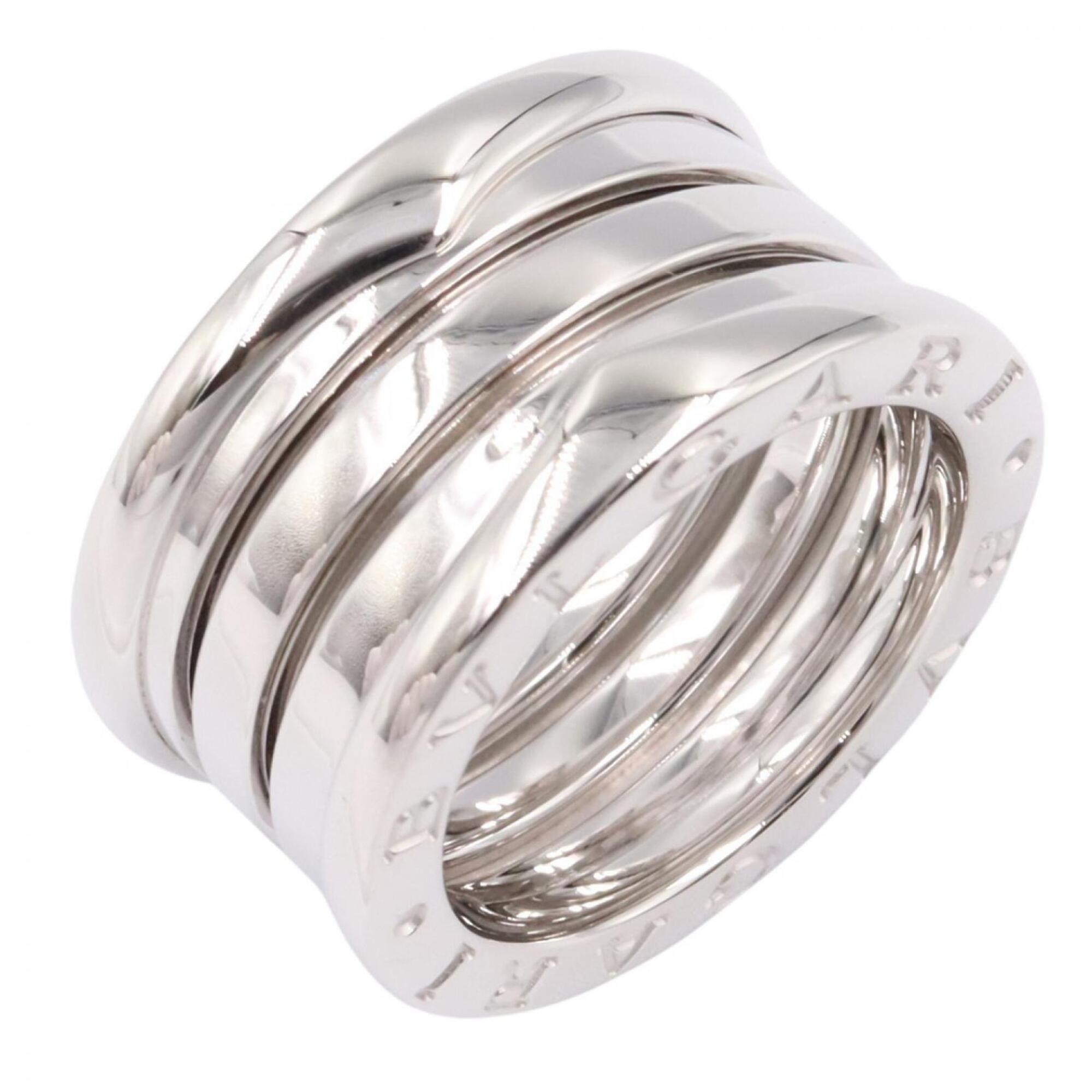 Bvlgari Silver White Gold (18K) Band Ring (Pre-Owned)