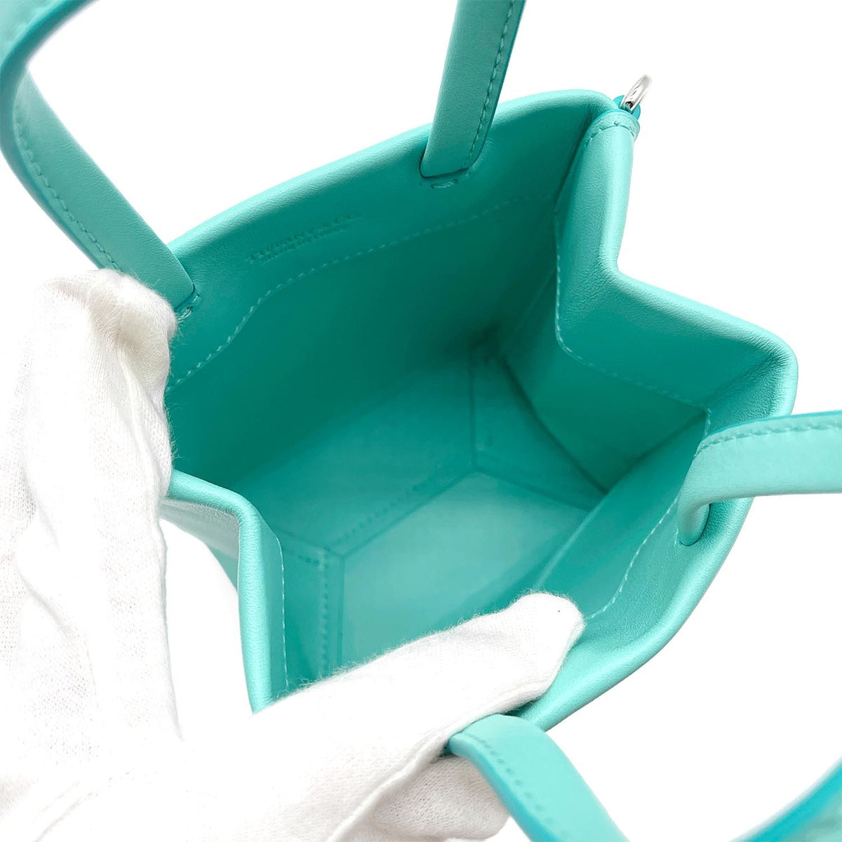 Tiffany Blue Tiffany Blue Leather Handbag (Pre-Owned)