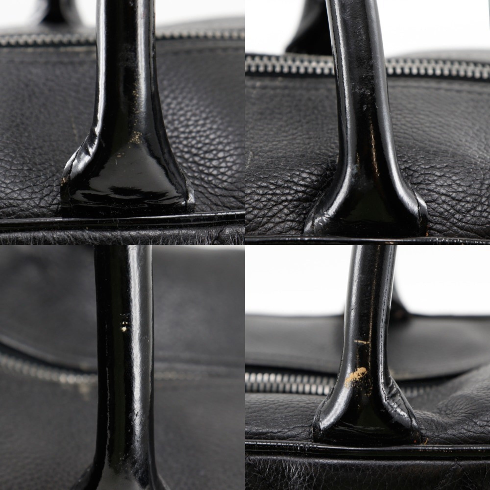 Chanel Black Leather Boston Bag (Pre-Owned)