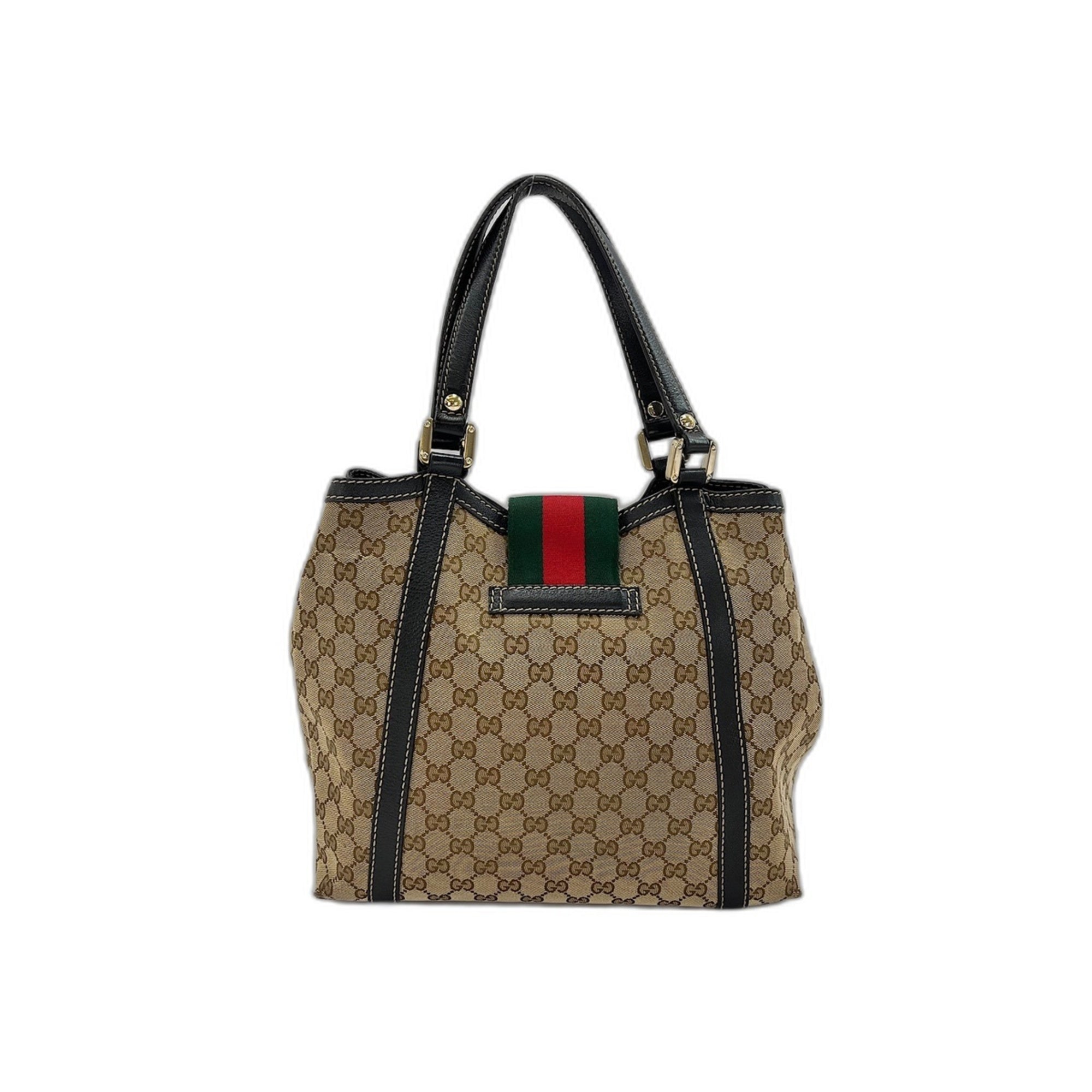 Gucci Brown Gg Canvas Tote Bag (Pre-Owned)