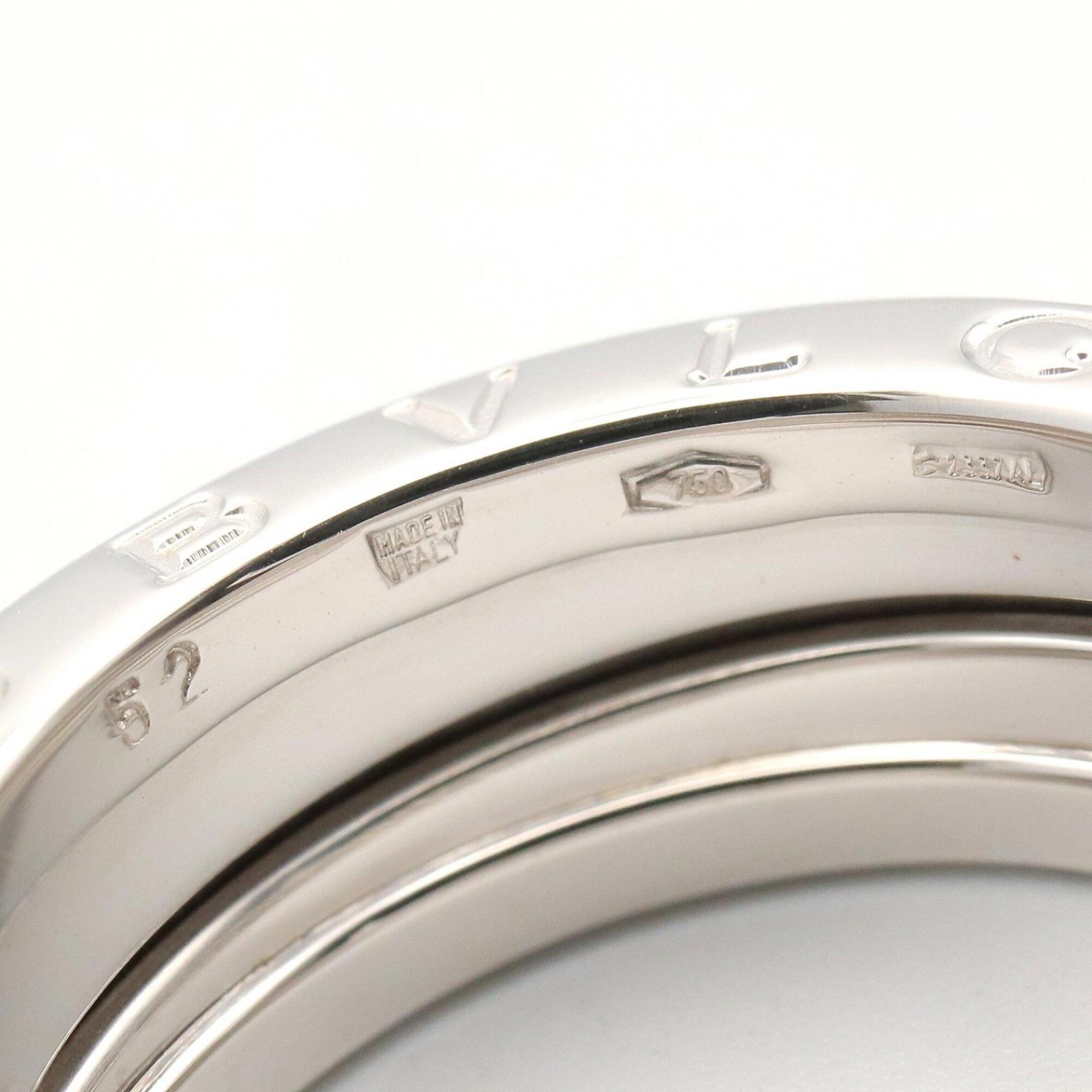 Bvlgari Silver White Gold (18K) Band Ring (Pre-Owned)
