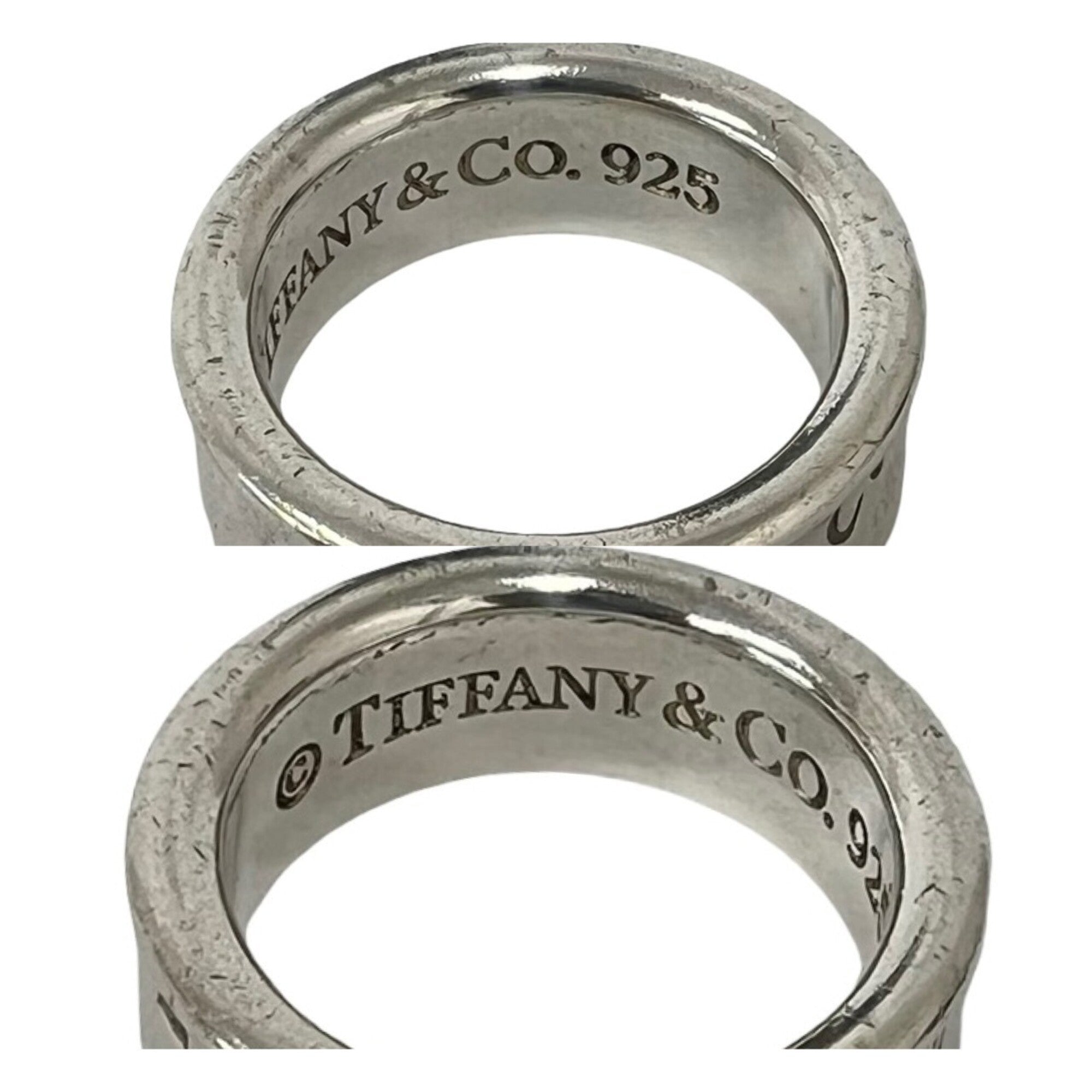 Tiffany Silver Silver 925 Band Ring (Pre-Owned)