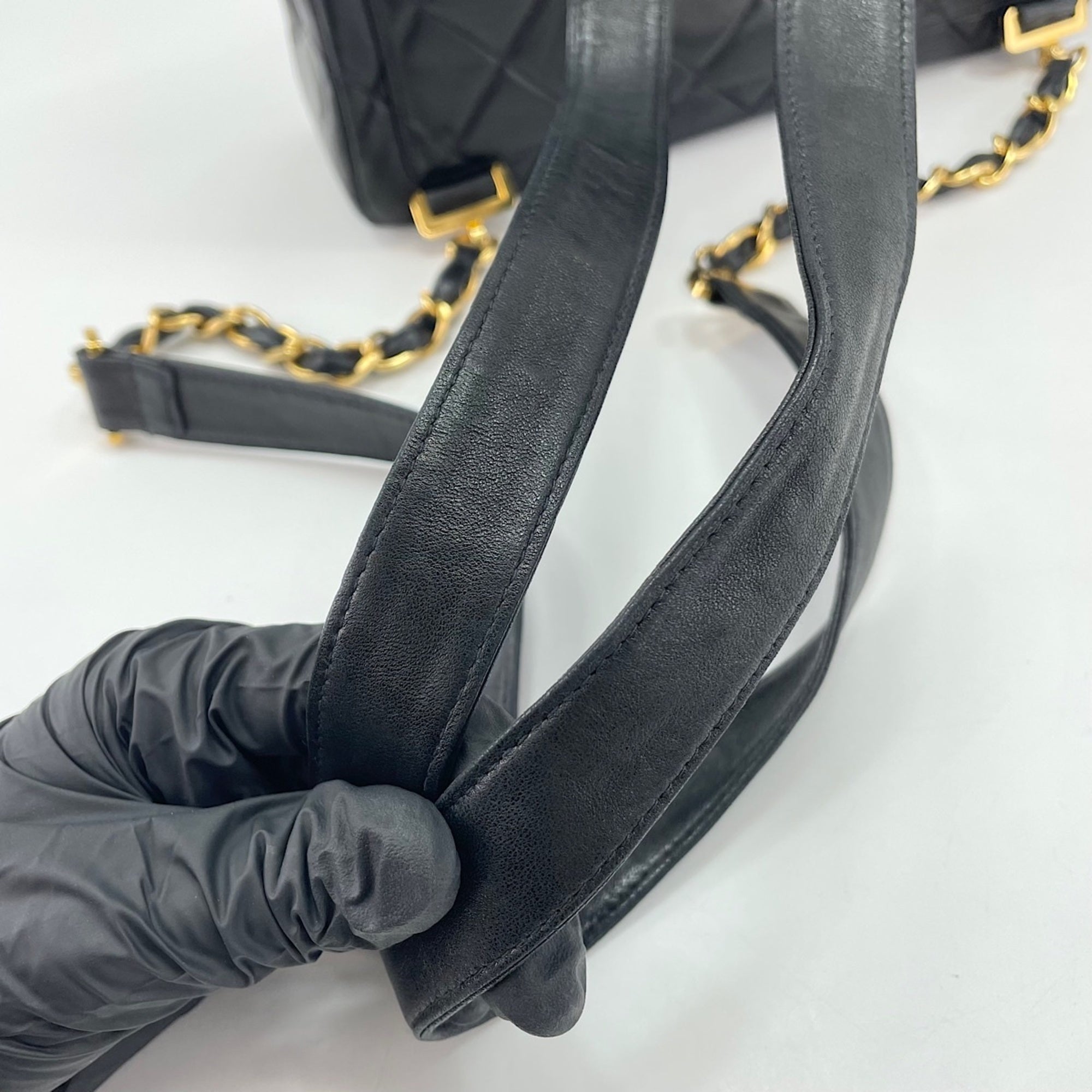 Chanel Matelasse Black Backpack (Pre-Owned)