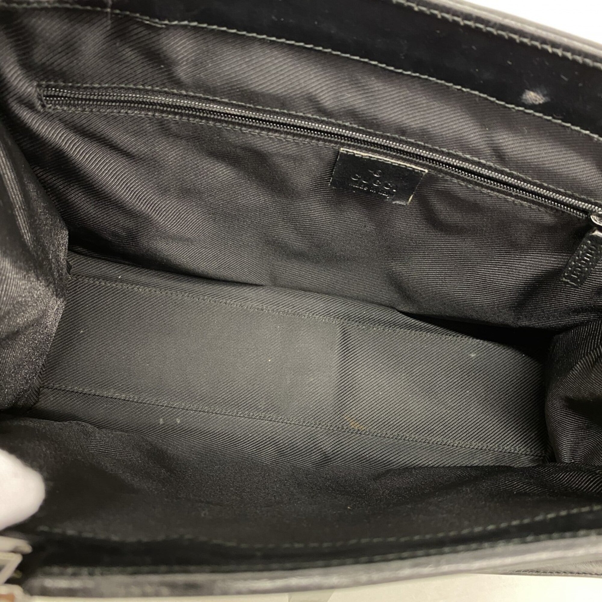 Gucci Black Canvas Handbag (Pre-Owned)
